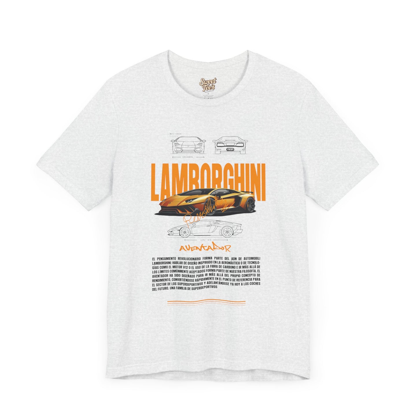 Lamborghini Unisex Jersey Short Sleeve Tee - Automotive Enthusiast Shirt