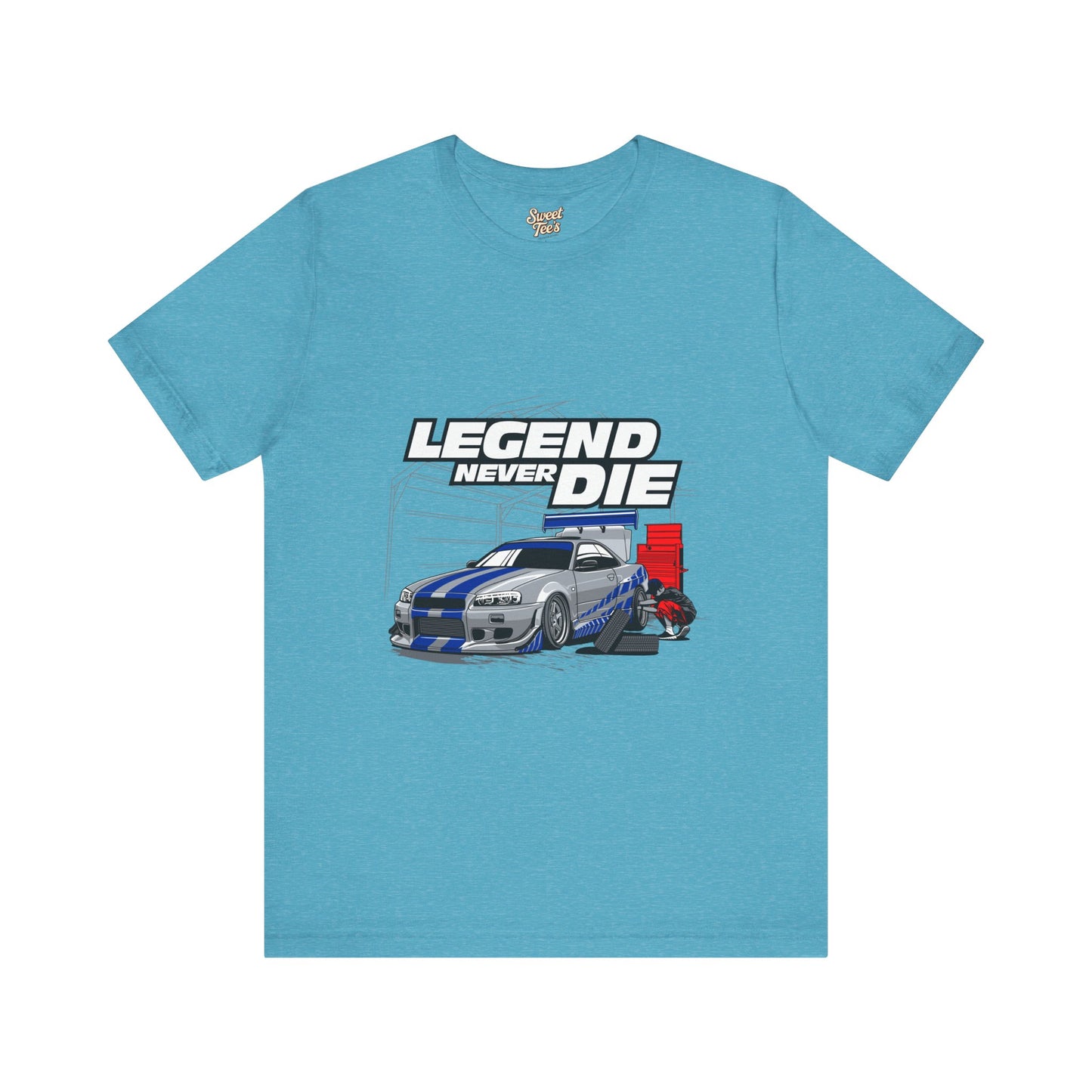 Legend Never Die Car Enthusiast Tee - Unisex Short Sleeve Shirt