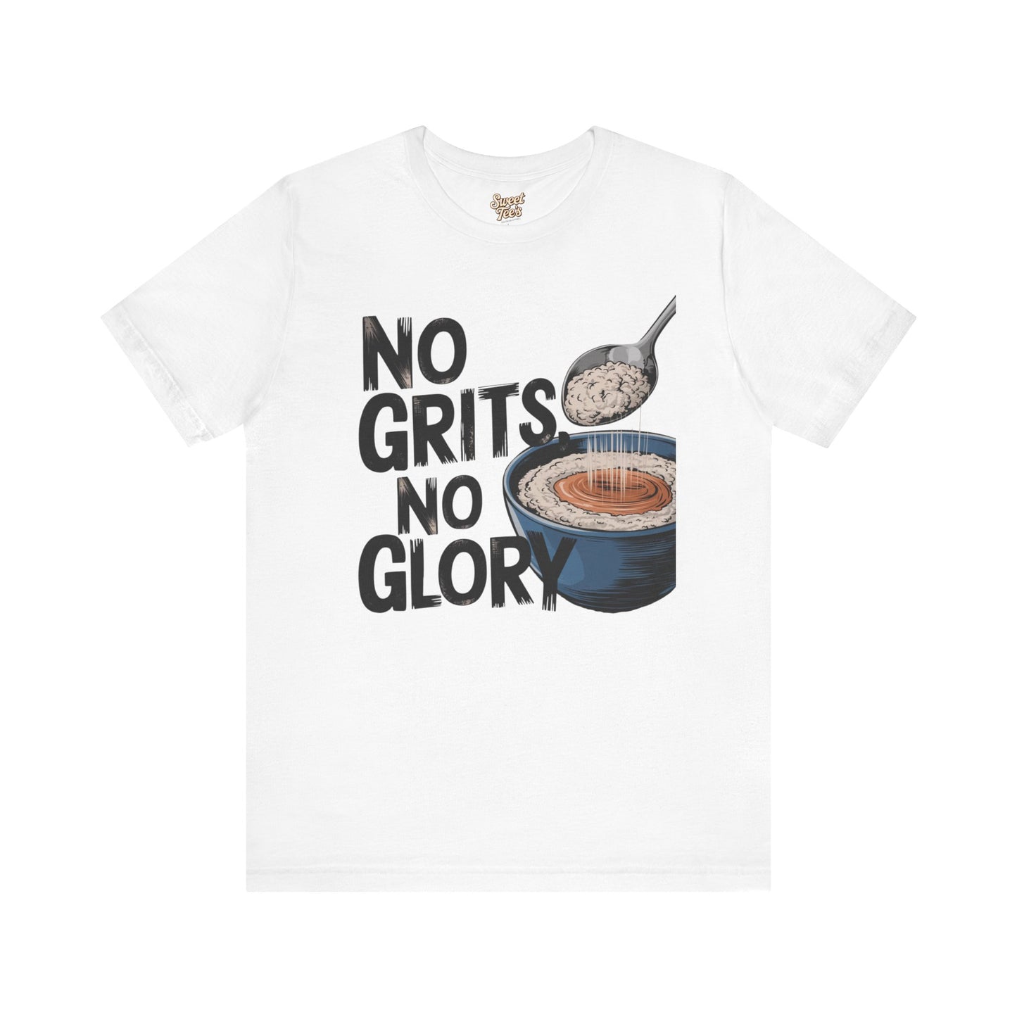 No Grits No Glory Unisex Tee - Casual Kitchen Humor T-Shirt