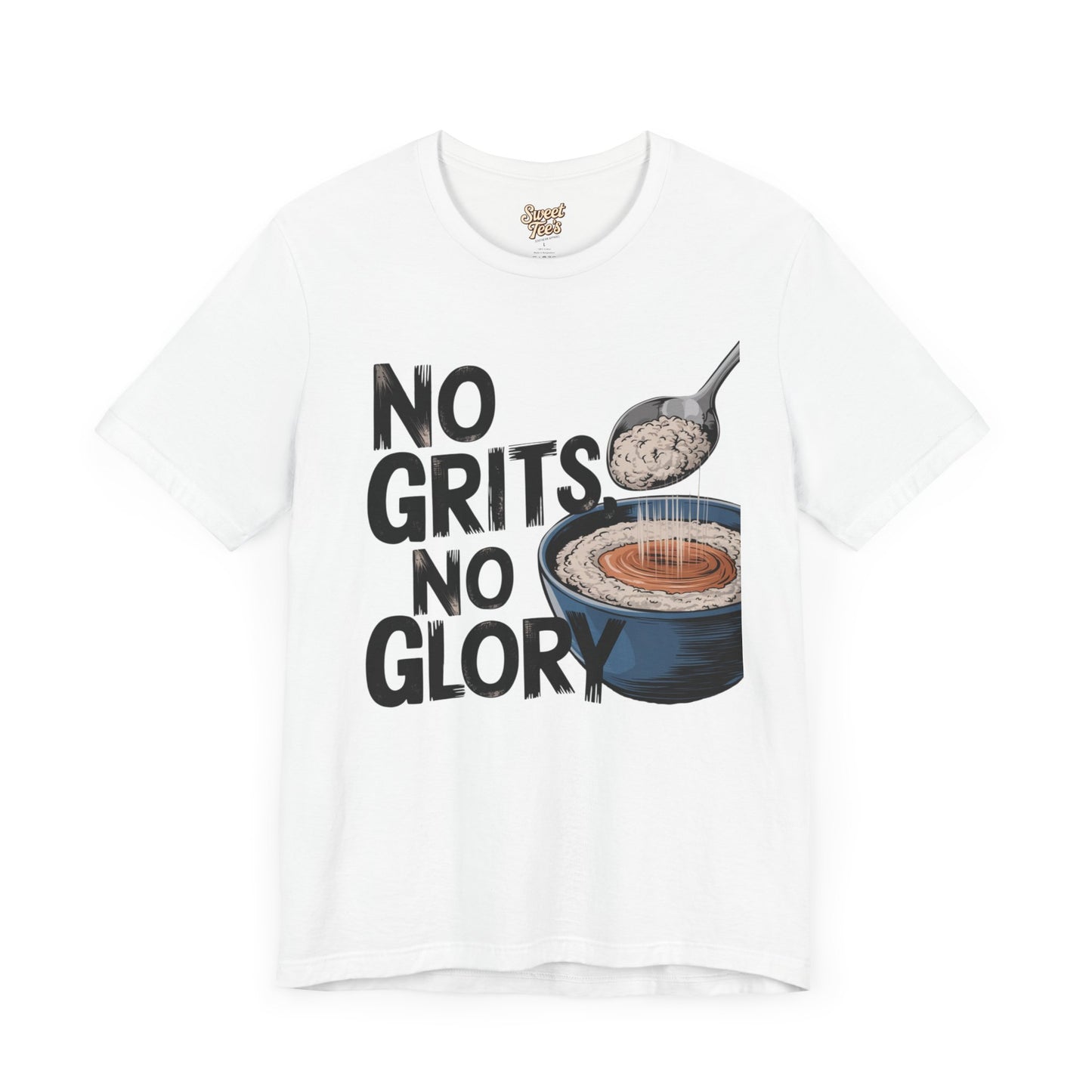 No Grits No Glory Unisex Tee - Casual Kitchen Humor T-Shirt