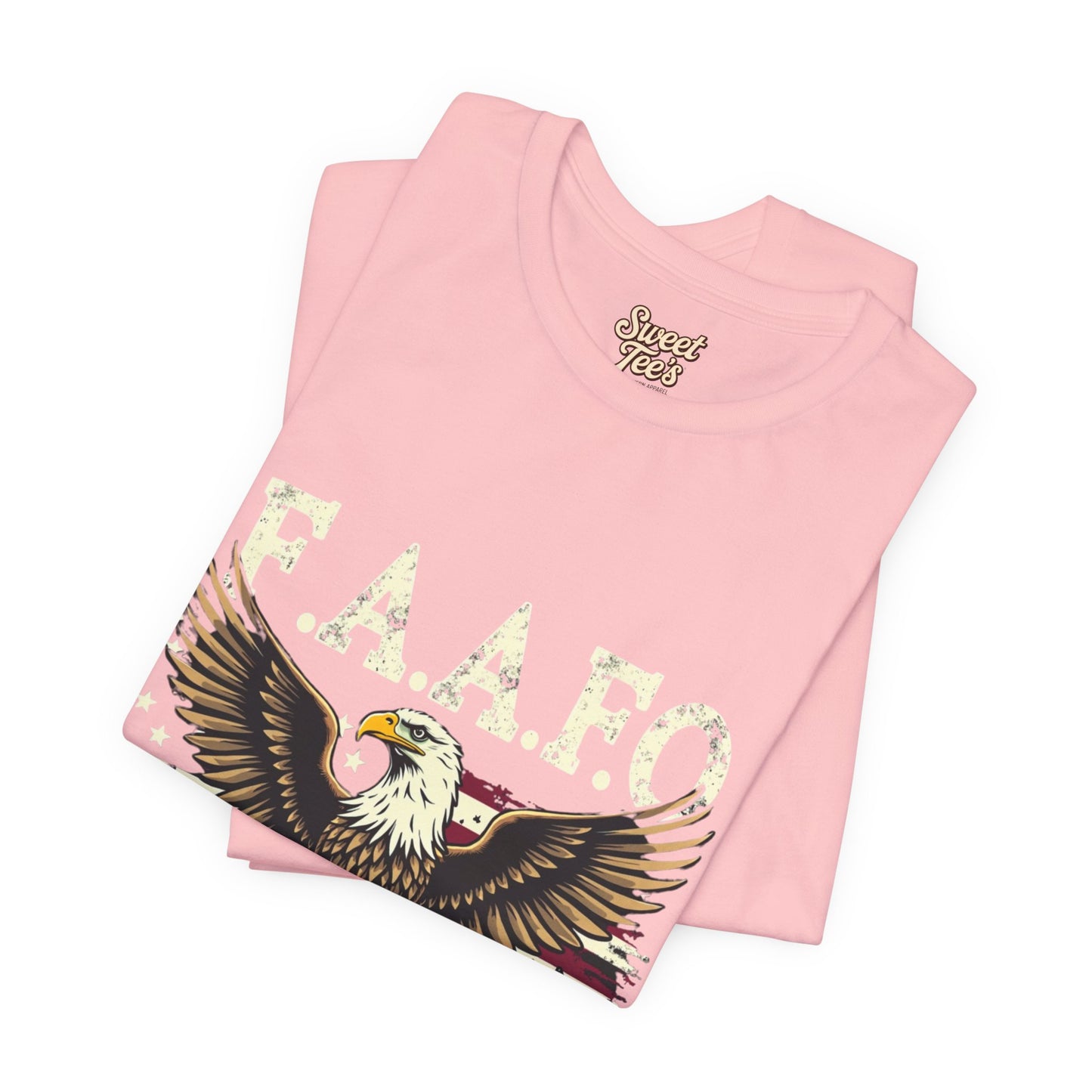 Patriotic Eagle Graphic Tee - F.A.A.F.O. 1776 American