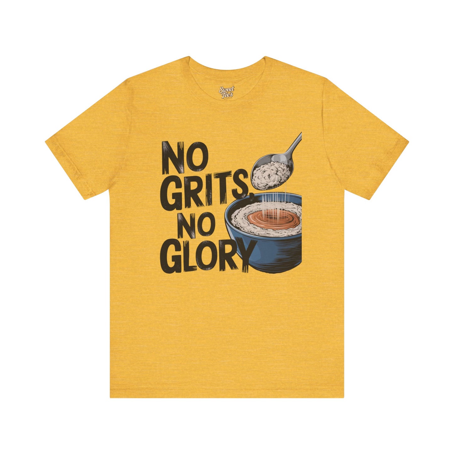 No Grits No Glory Unisex Tee - Casual Kitchen Humor T-Shirt