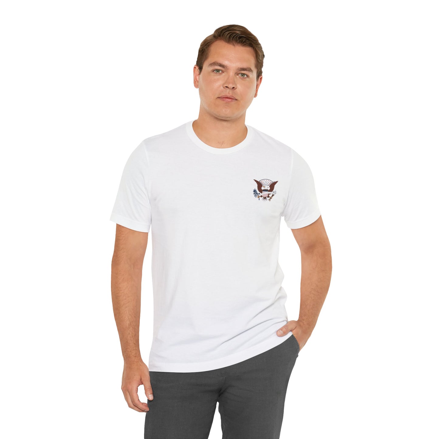 Patriotic Eagle Graphic Tee - Perfect for Summer Celebrations