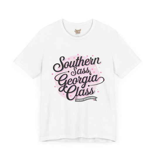 Southern Sass Georgia Class Unisex Tee - Stylish Southern Pride Shirt