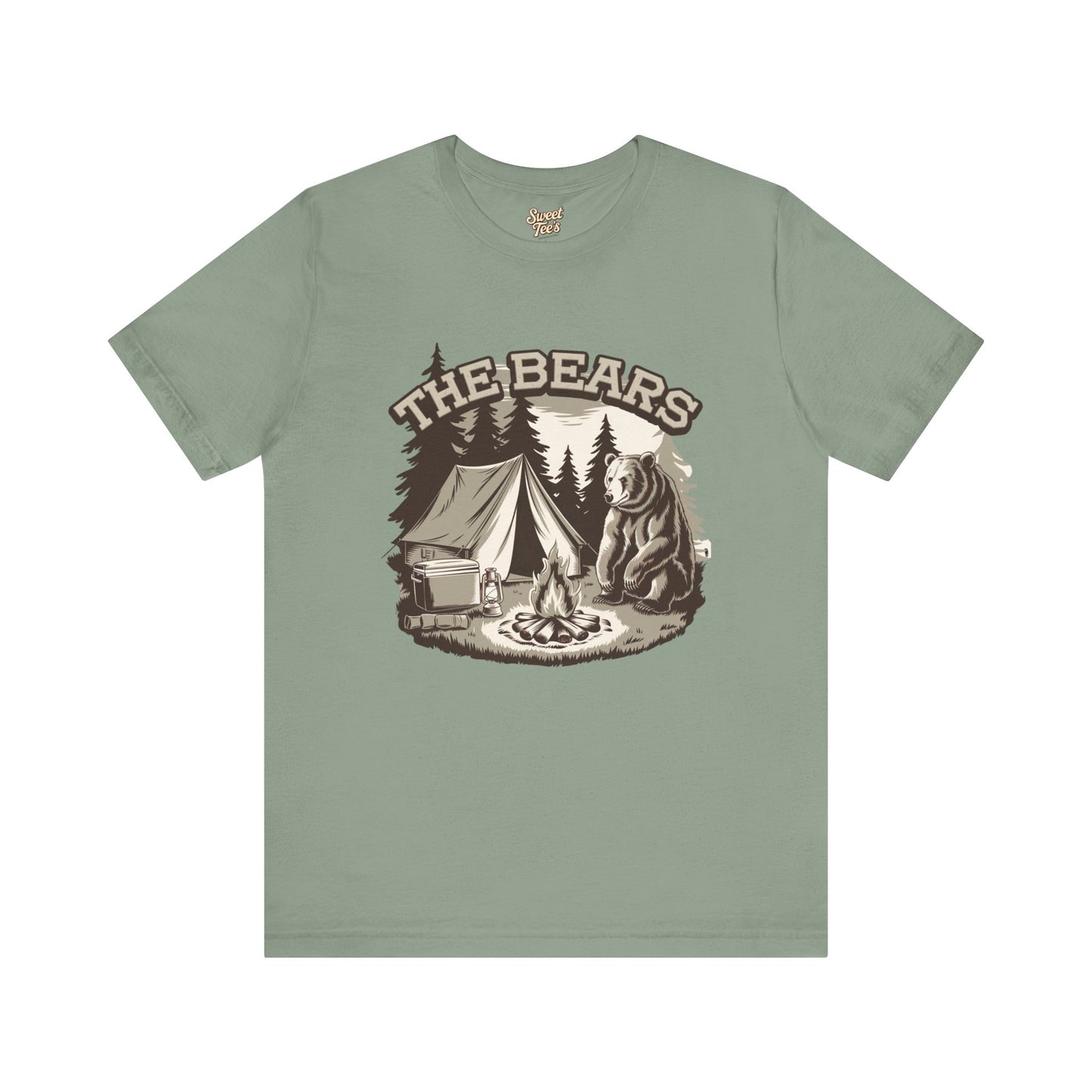 Unisex Camping Bears Graphic Tee - Adventure Awaits