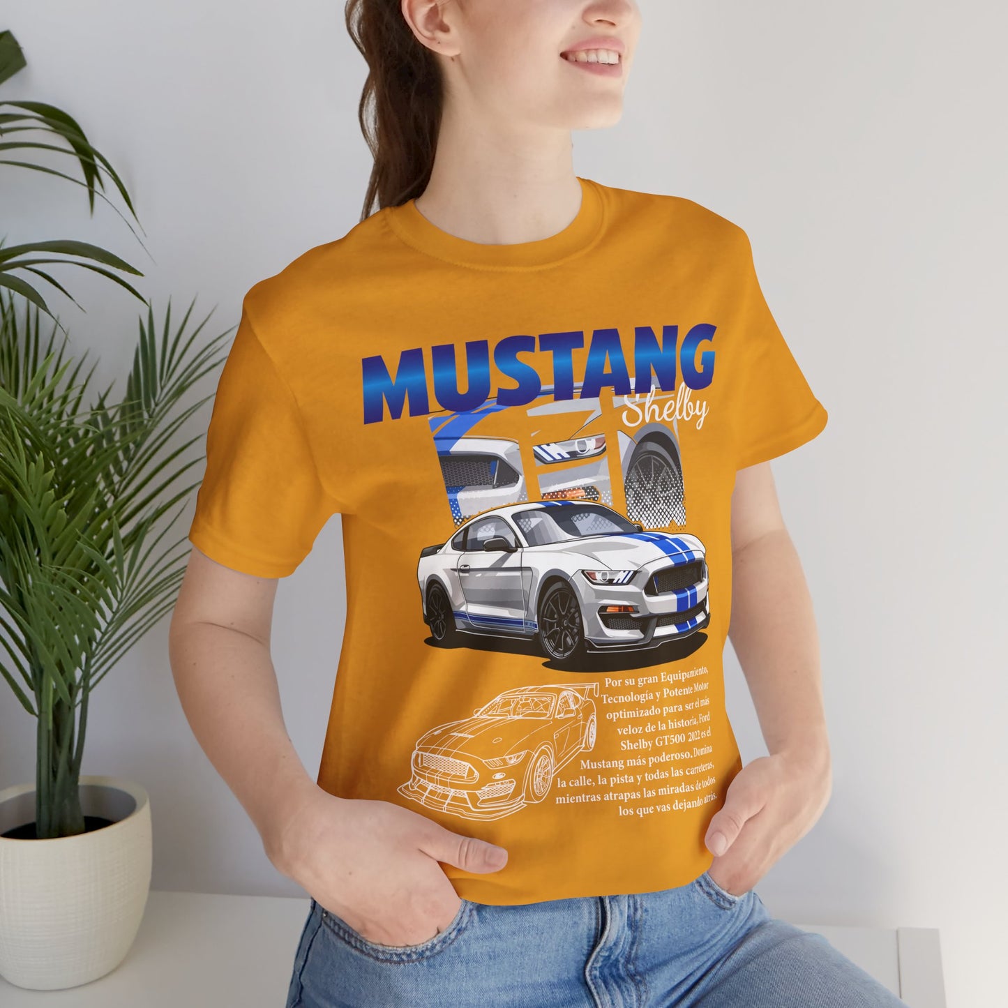 Mustang Graphic Tee for Car Enthusiasts | Unisex Jersey Short Sleeve Shirt