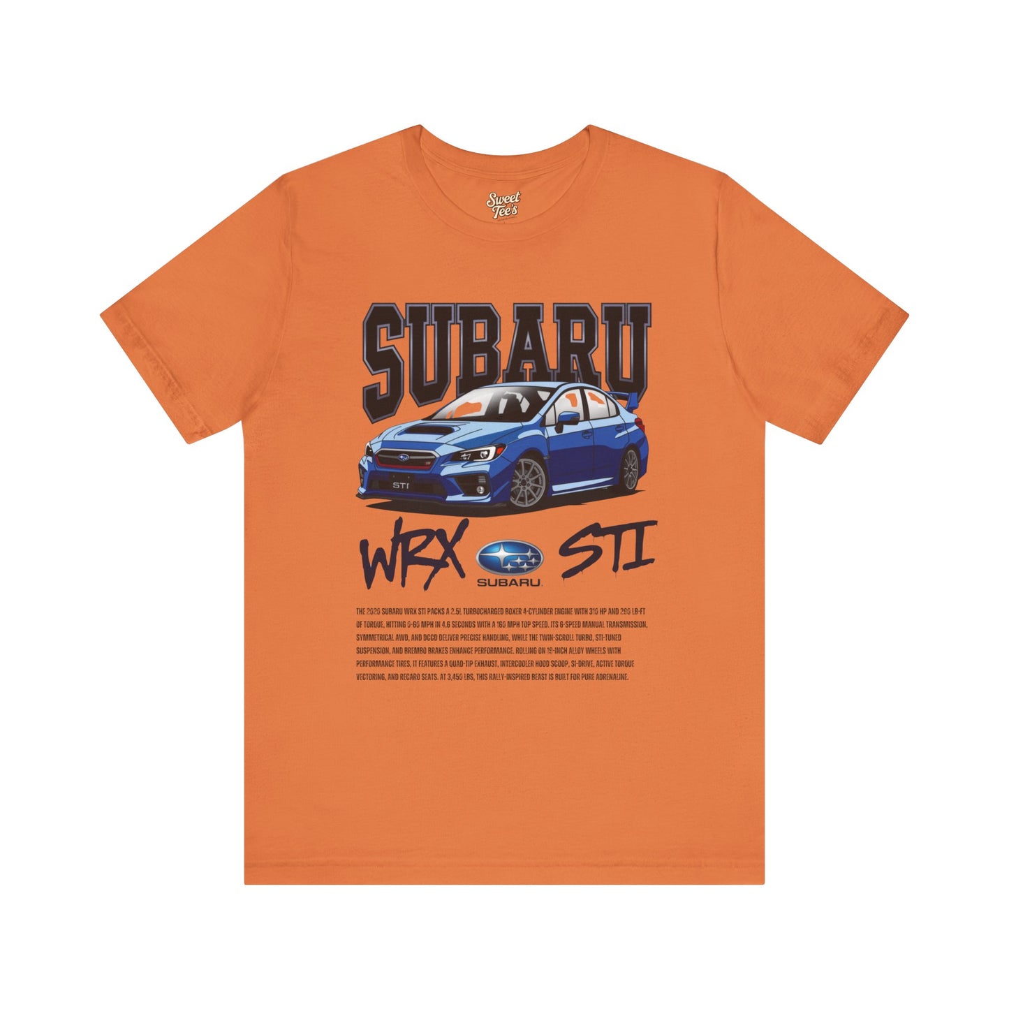 Subaru WRX STI Unisex Jersey Tee - Perfect Gift for Car Enthusiasts