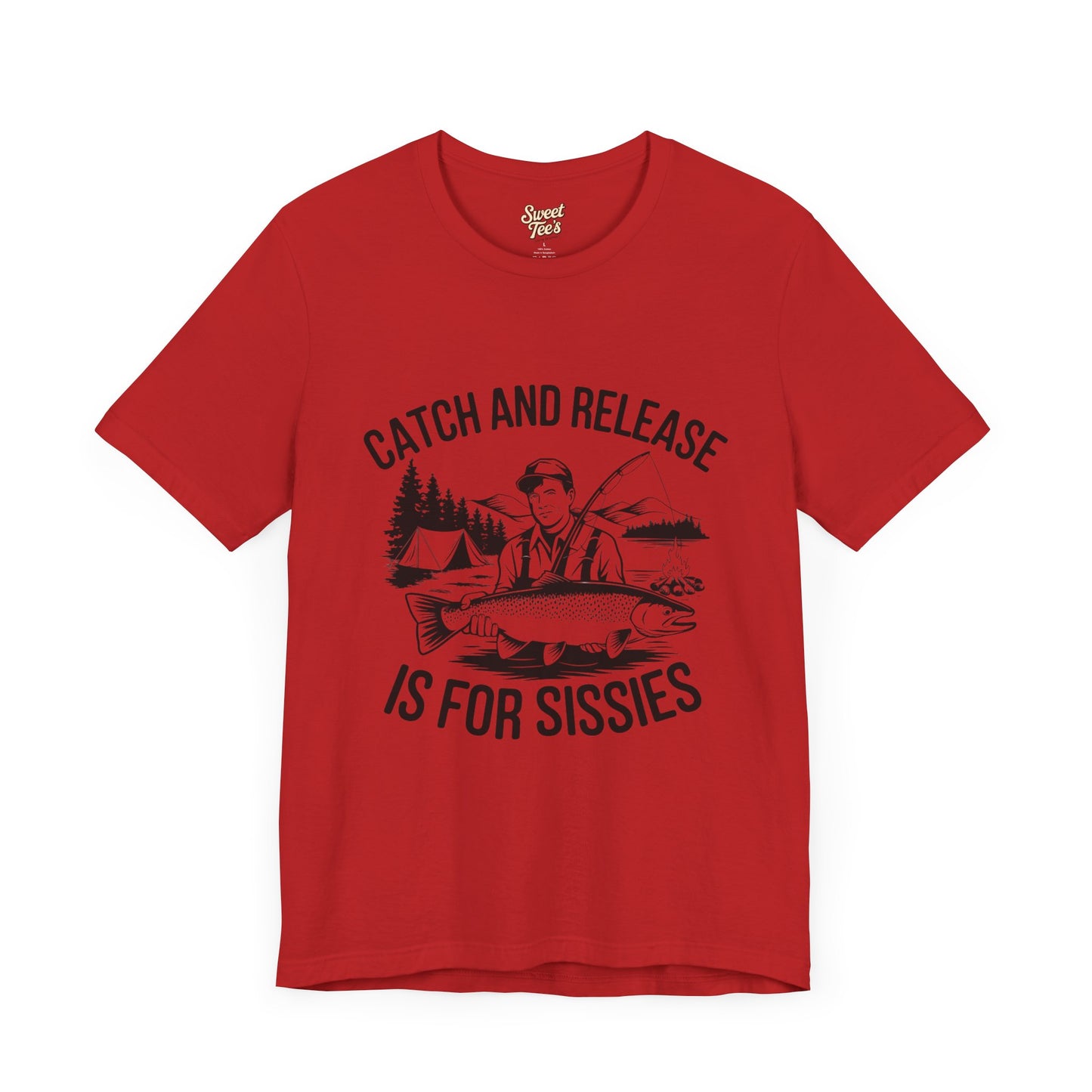 Catch and Release Fishing T-Shirt for Anglers | Unisex Jersey Tee