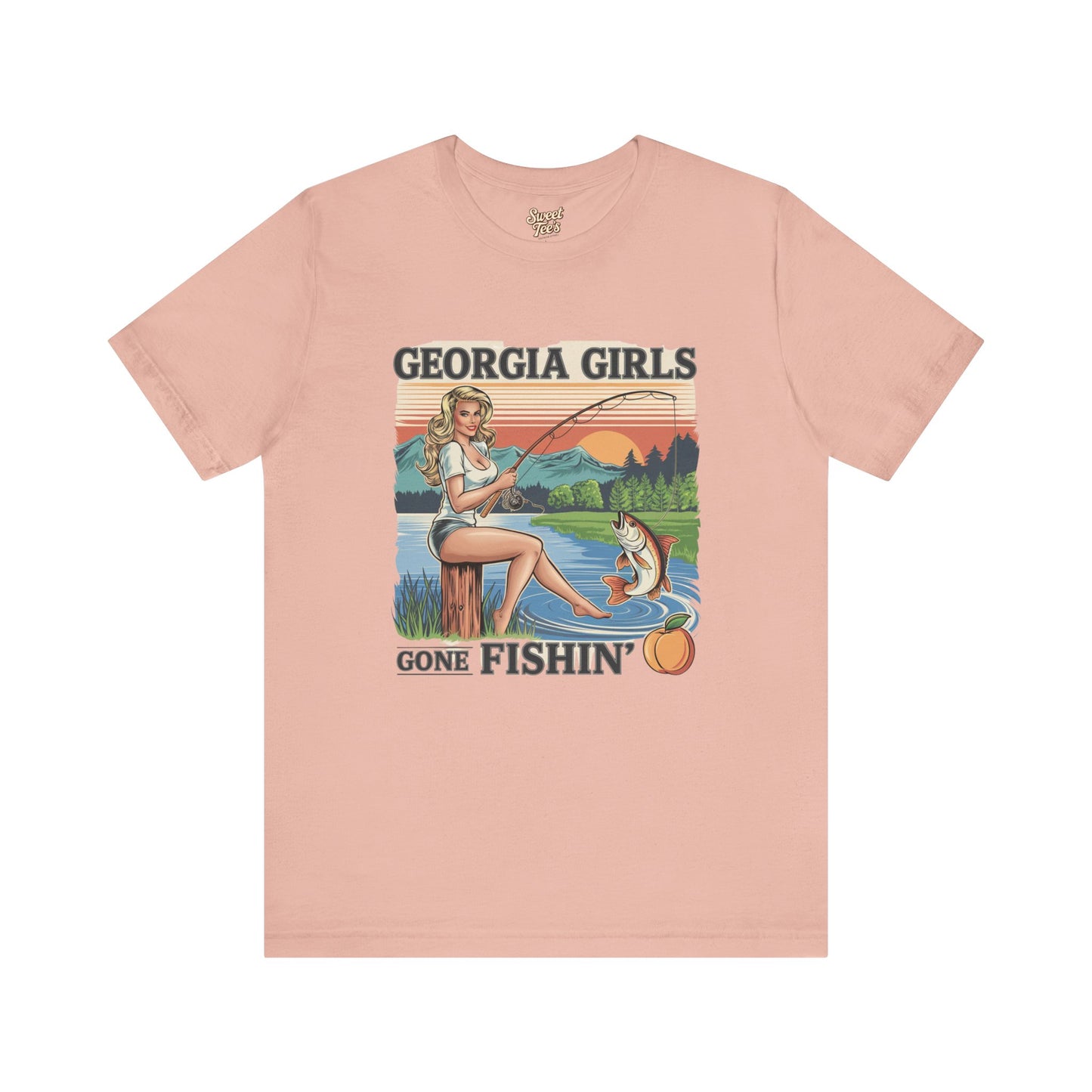 Georgia Girls Gone Fishin' Unisex Tee - Casual Outdoor Shirt