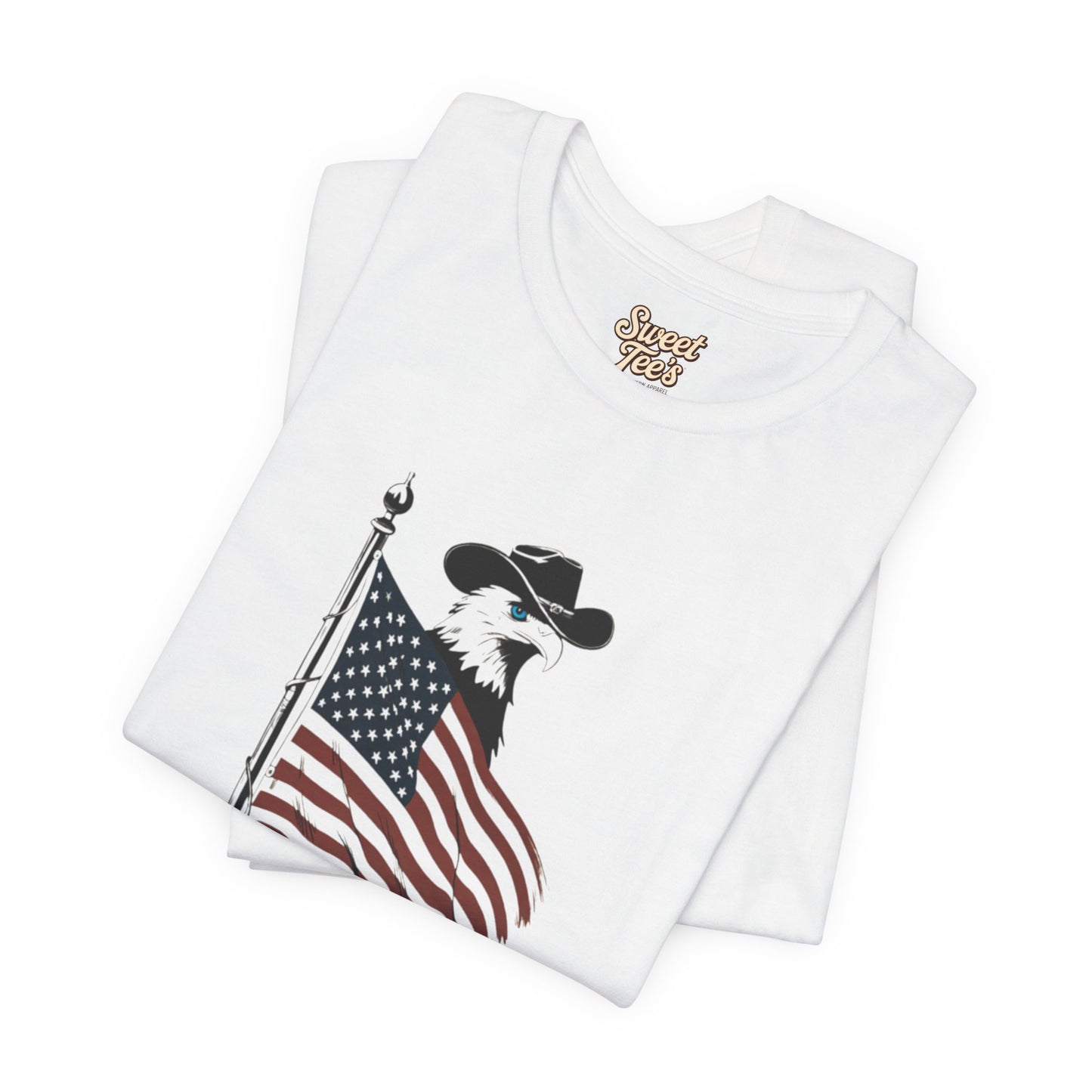 Patriotic Unisex Tee - "God, Guns & Grits" - Perfect for 4th of July and Outdoor Adventures