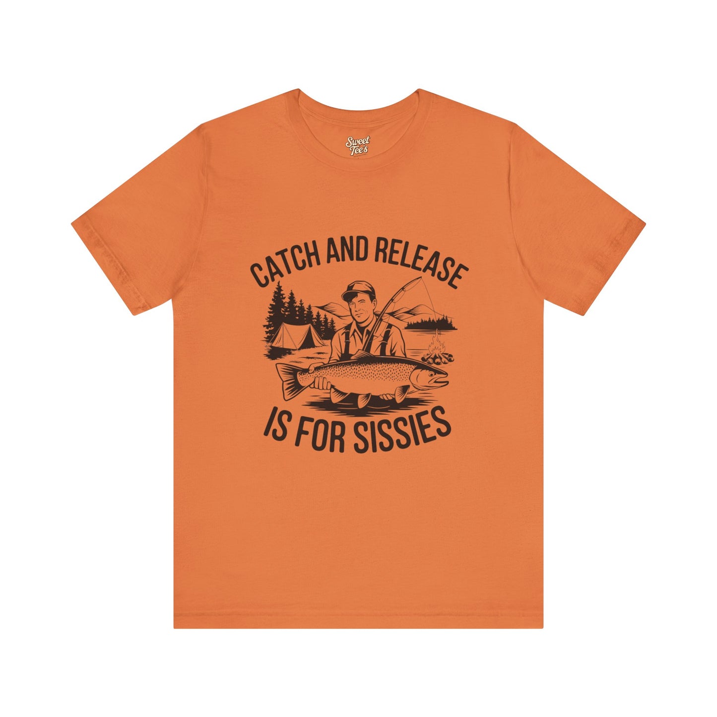 Catch and Release Fishing T-Shirt for Anglers | Unisex Jersey Tee