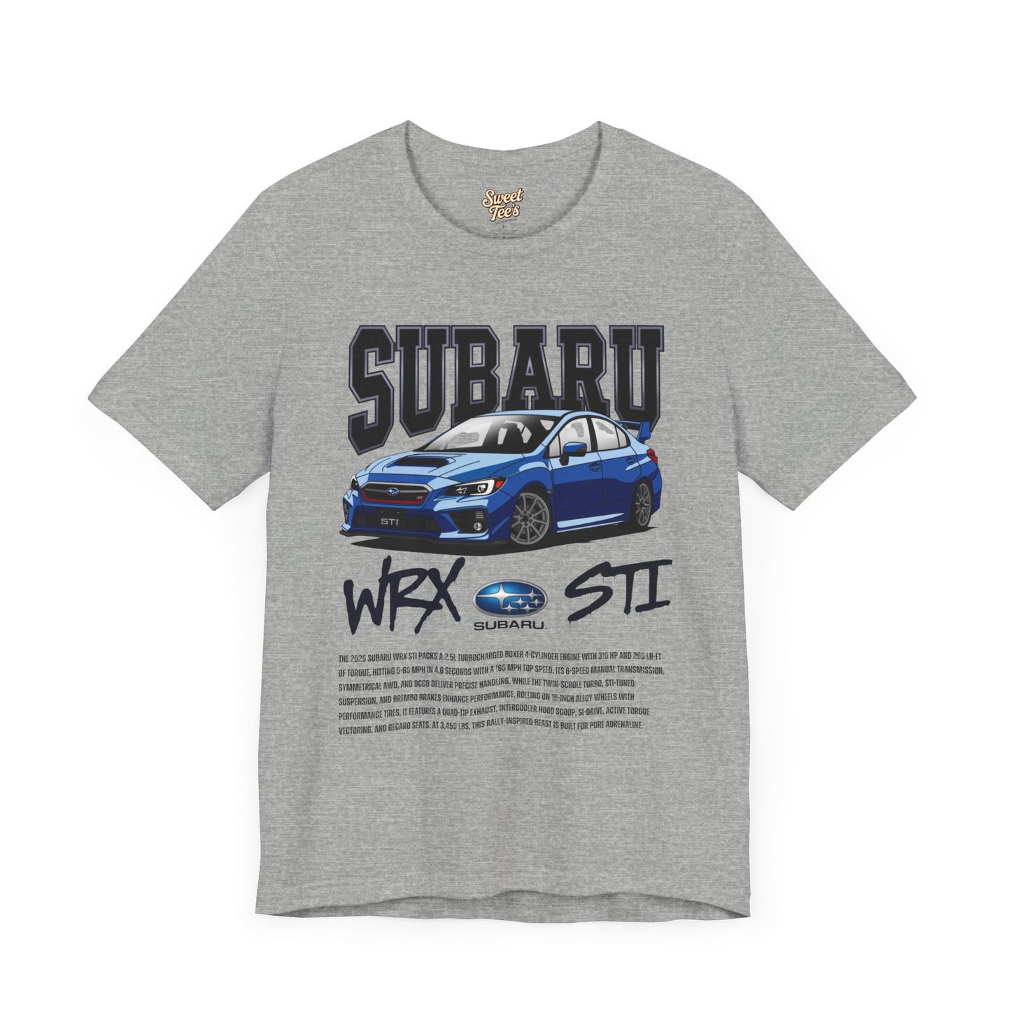 Subaru WRX STI Unisex Jersey Tee - Perfect Gift for Car Enthusiasts