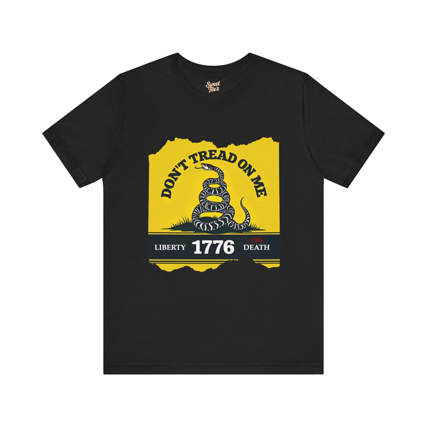 Patriotic Graphic Tee - Don't Tread on Me - Liberty 1776