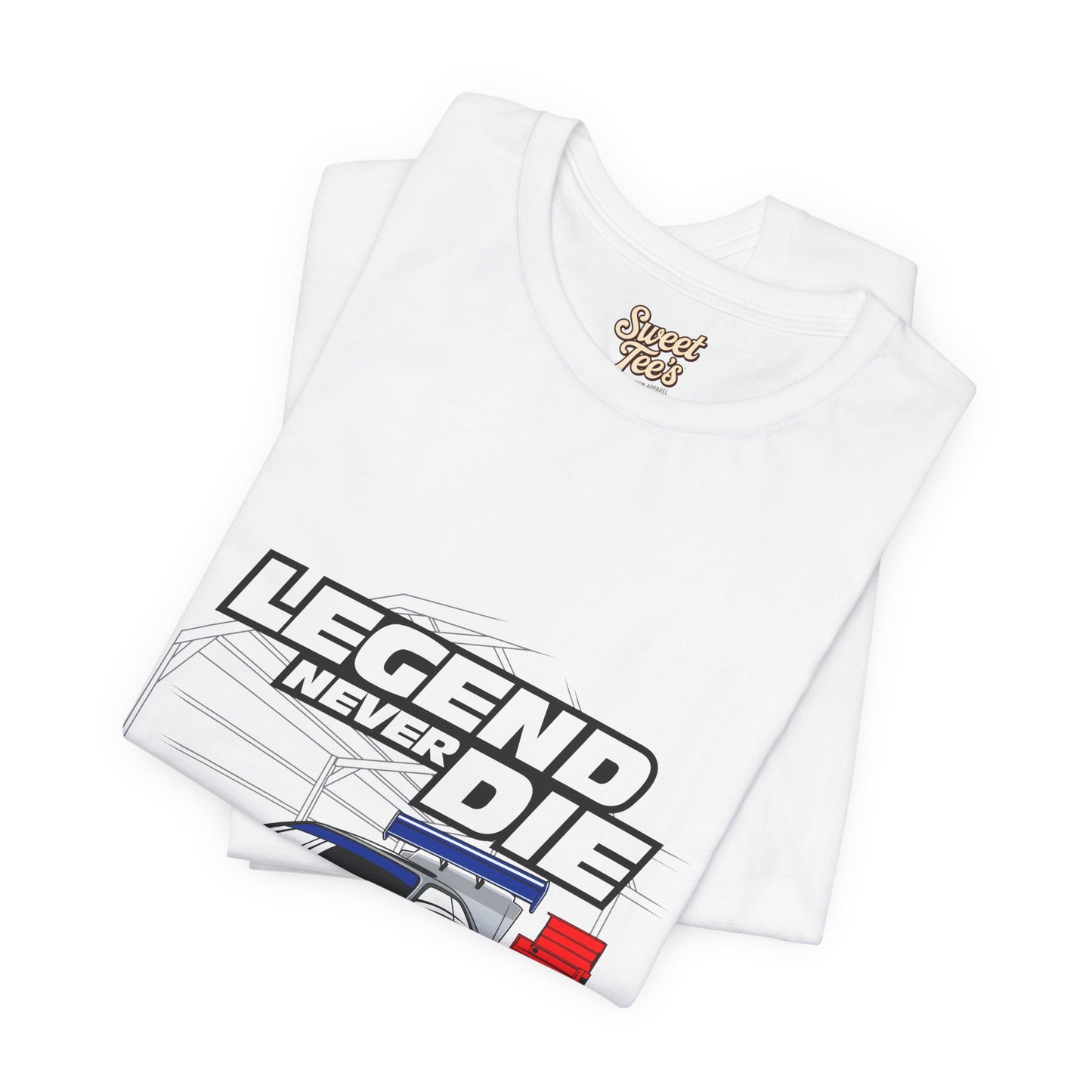 Legend Never Die Car Enthusiast Tee - Unisex Short Sleeve Shirt