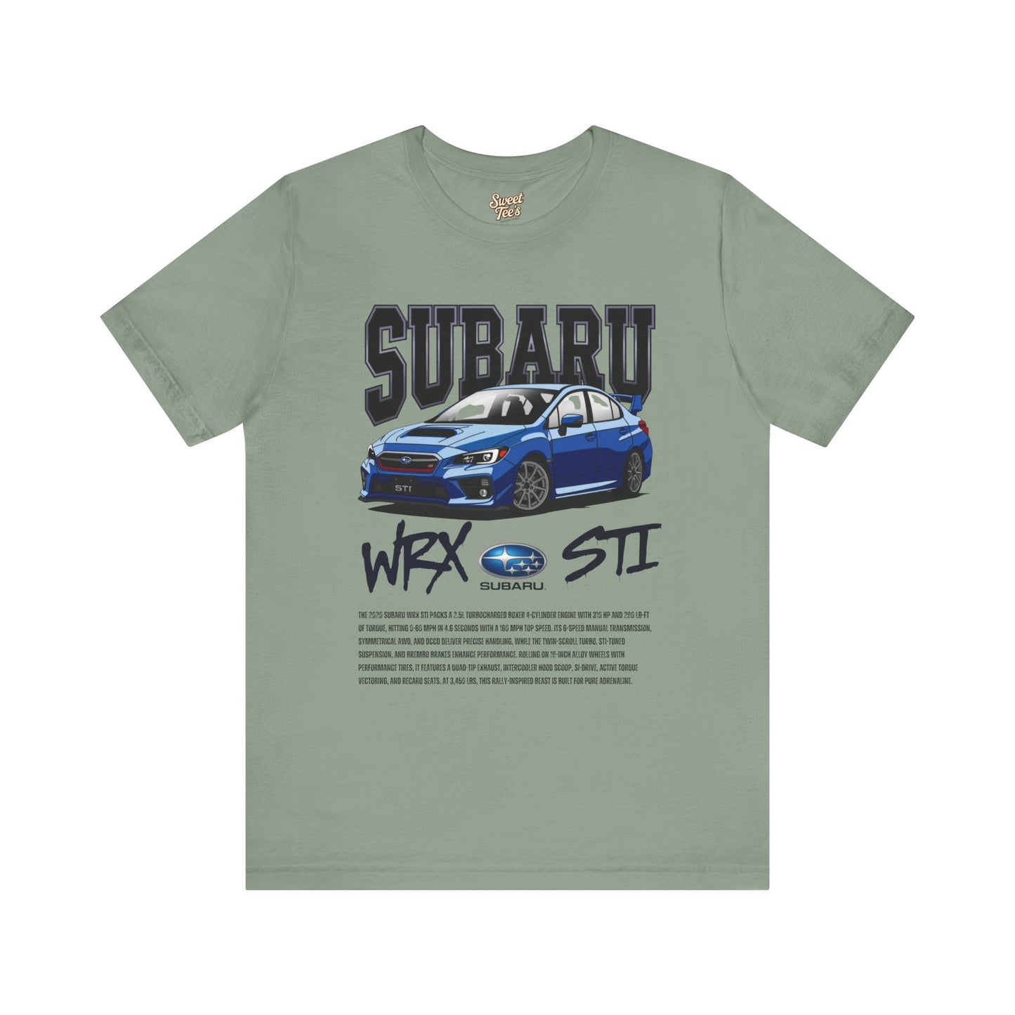 Subaru WRX STI Unisex Jersey Tee - Perfect Gift for Car Enthusiasts