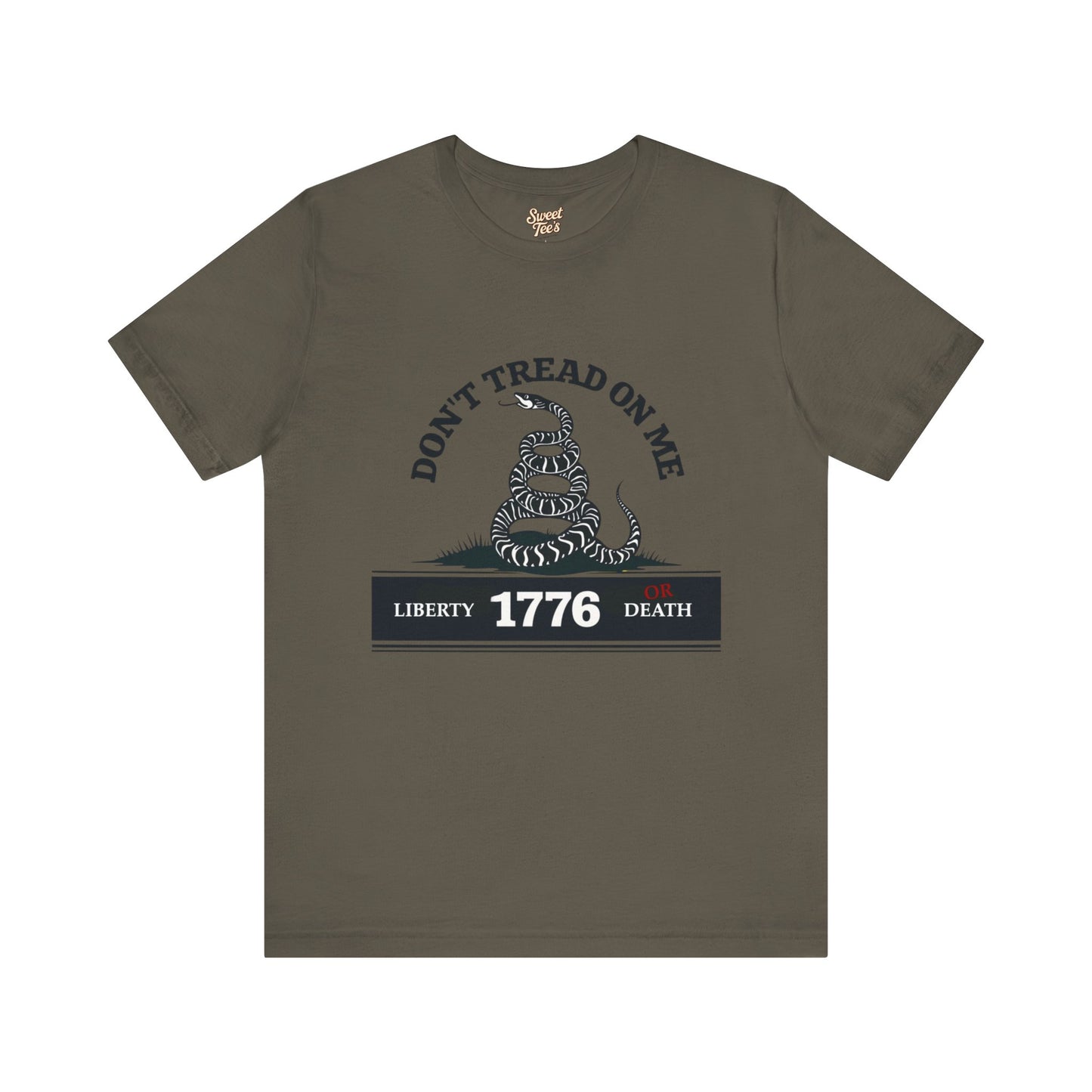 Patriotic Graphic Tee - Don't Tread on Me - Liberty 1776