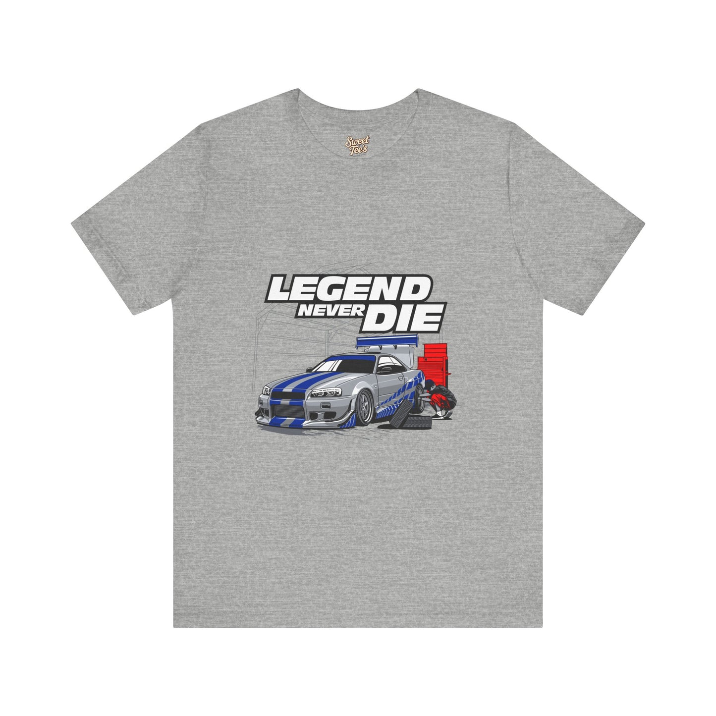 Legend Never Die Car Enthusiast Tee - Unisex Short Sleeve Shirt