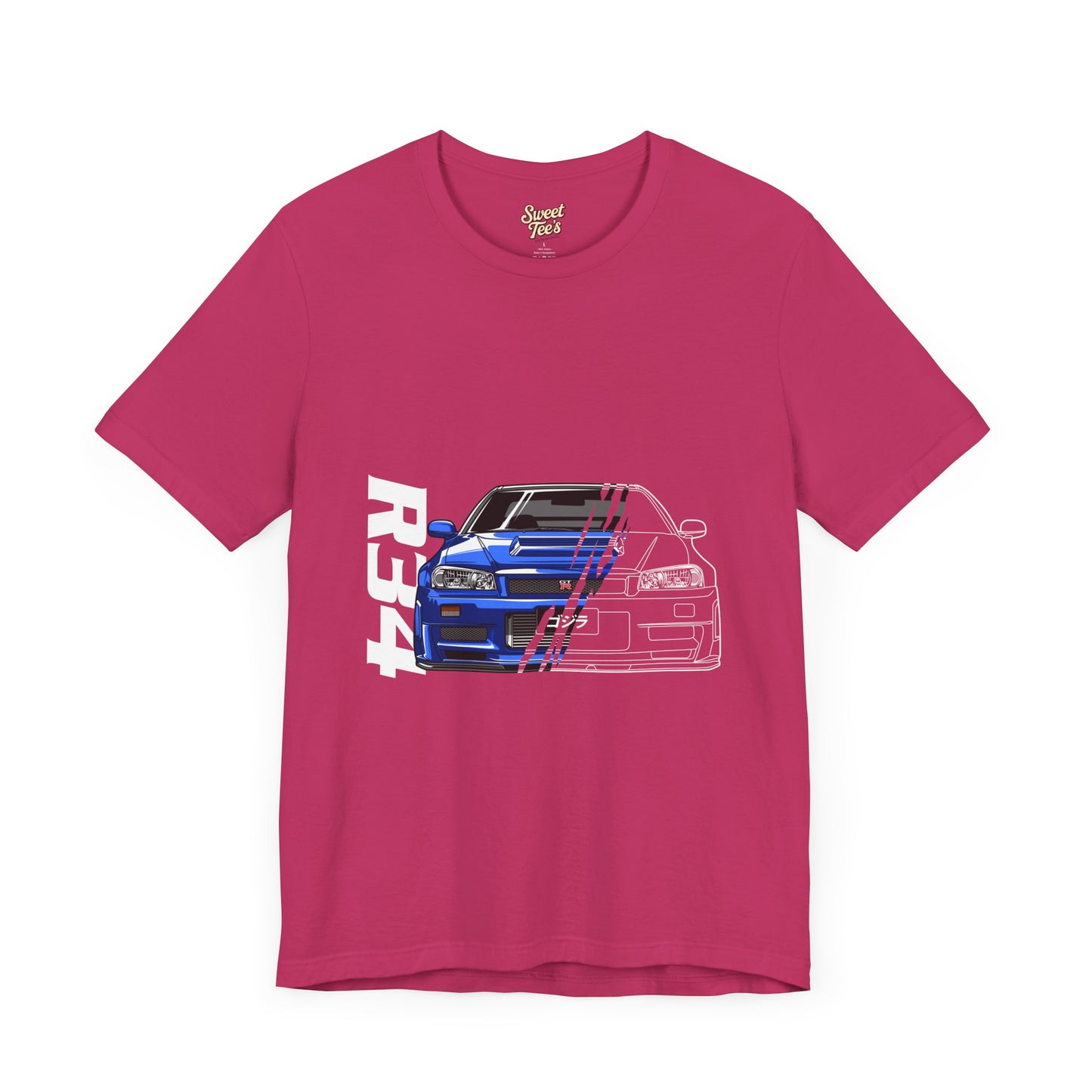 Unisex R34 Skyline Graphic Tee - Perfect for Car Enthusiasts