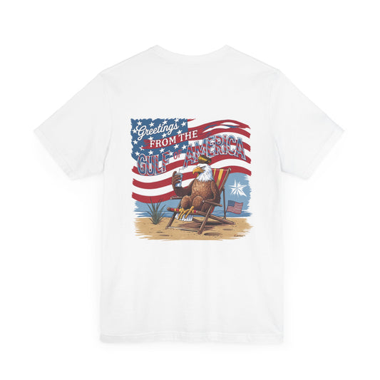 Patriotic Eagle Graphic Tee - Perfect for Summer Celebrations