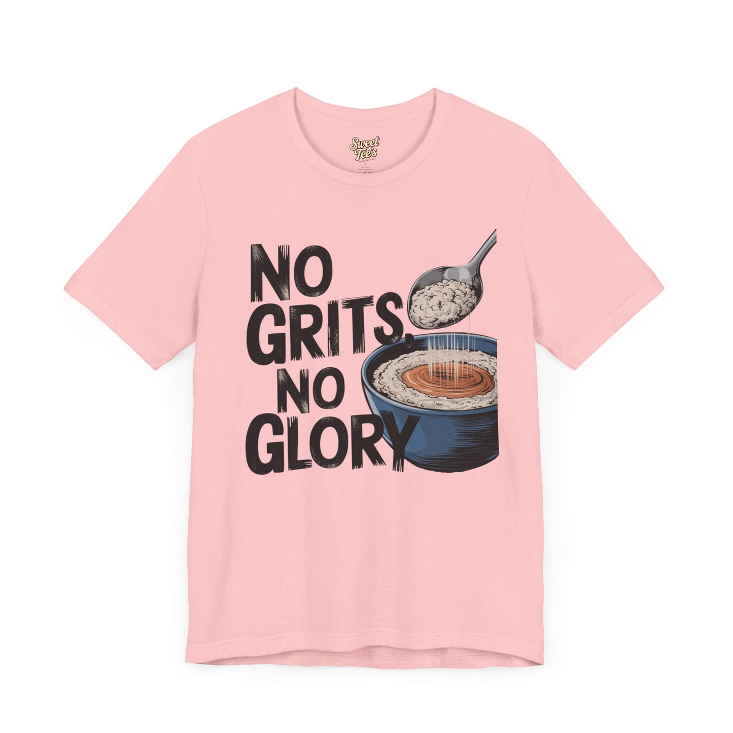 No Grits No Glory Unisex Tee - Casual Kitchen Humor T-Shirt