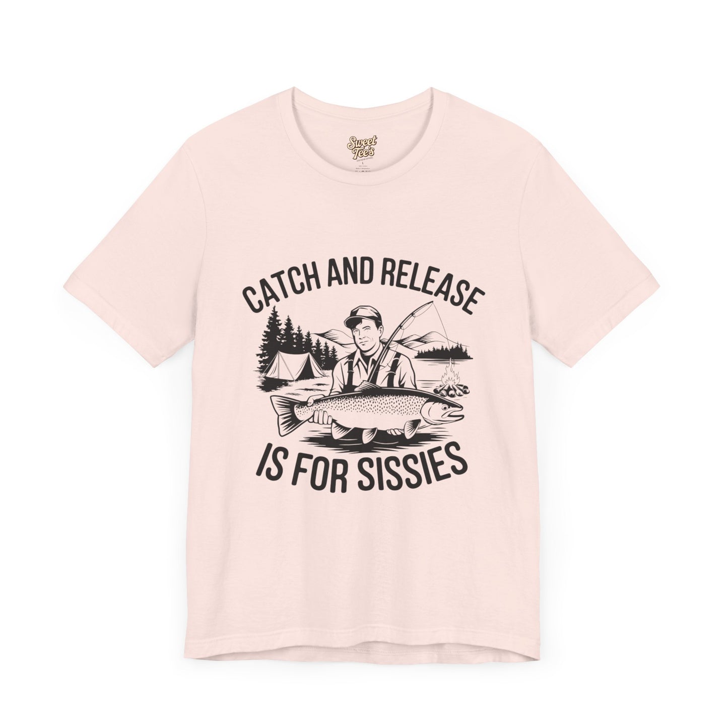 Catch and Release Fishing T-Shirt for Anglers | Unisex Jersey Tee