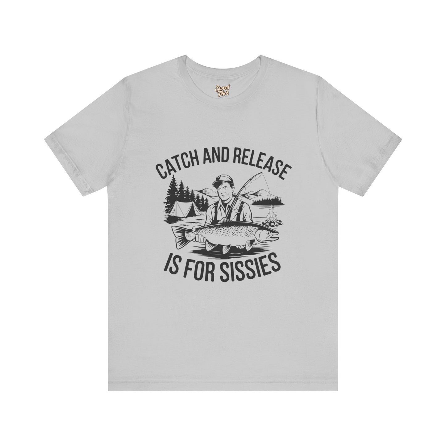 Catch and Release Fishing T-Shirt for Anglers | Unisex Jersey Tee