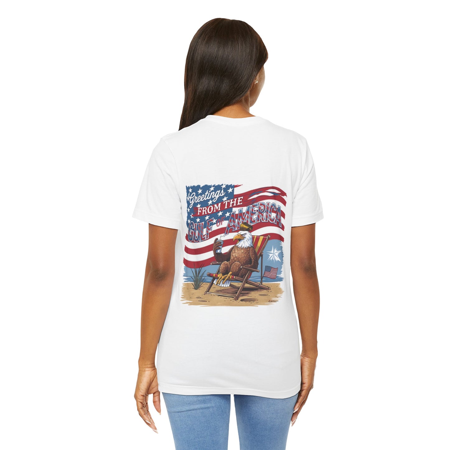 Patriotic Eagle Graphic Tee - Perfect for Summer Celebrations