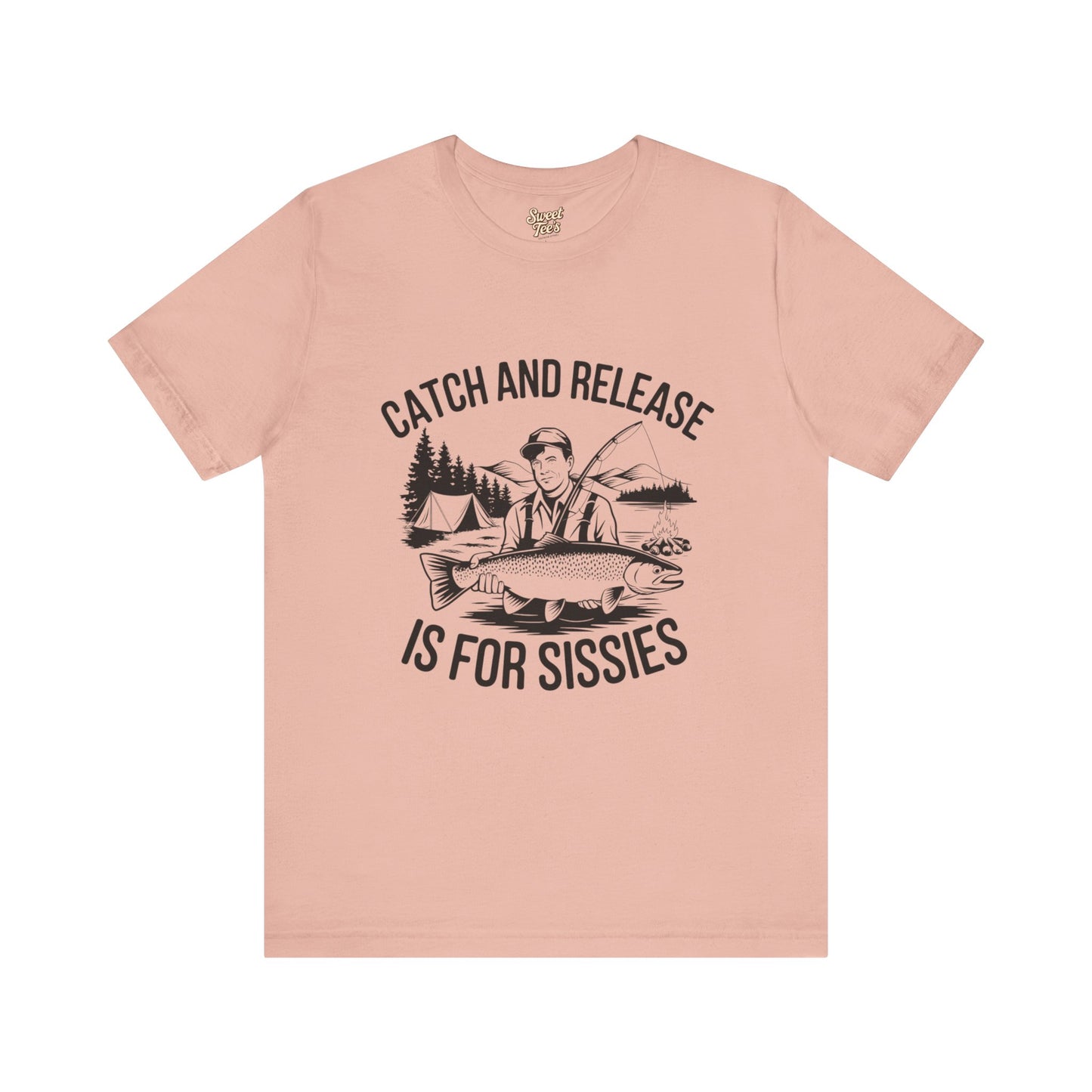 Catch and Release Fishing T-Shirt for Anglers | Unisex Jersey Tee