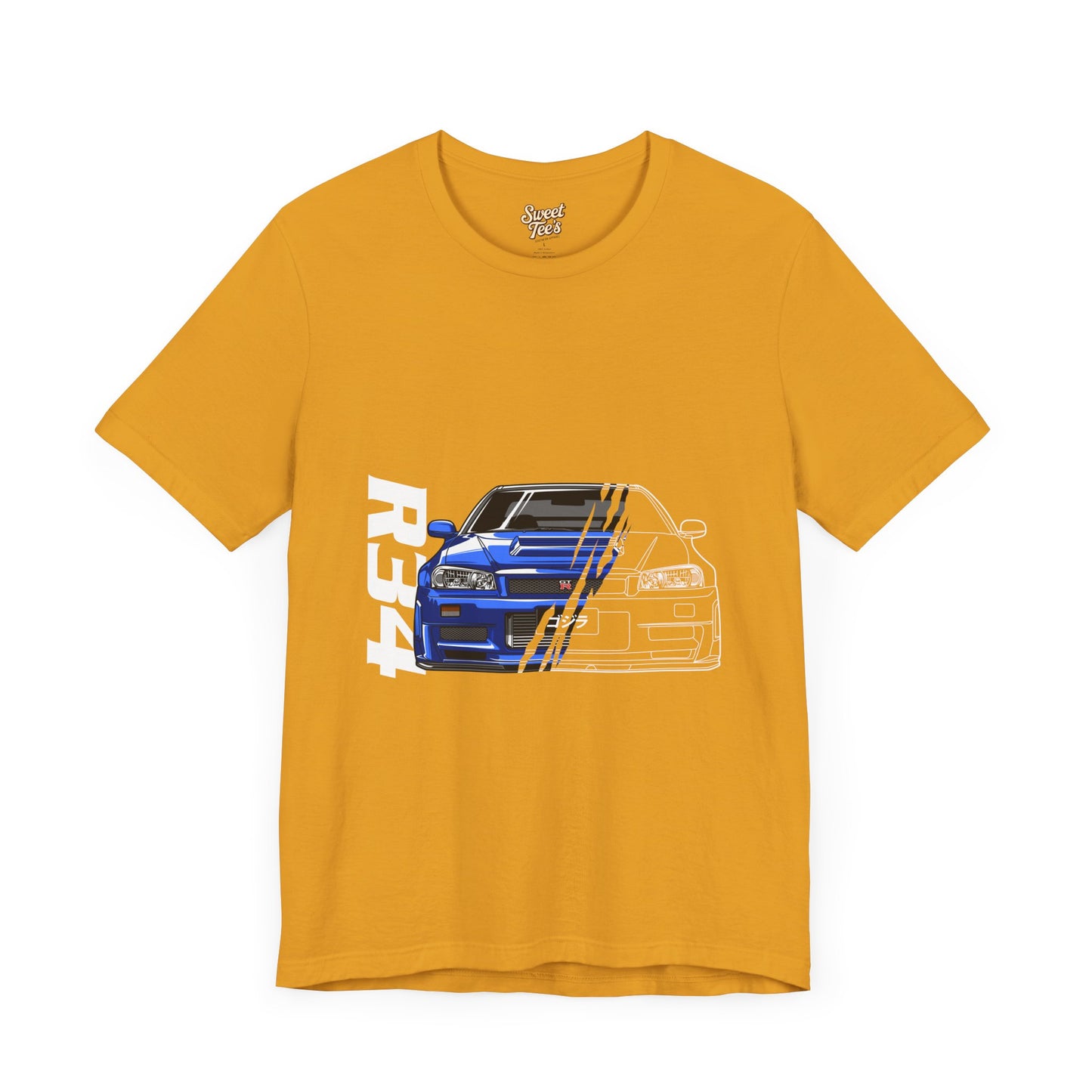 Unisex R34 Skyline Graphic Tee - Perfect for Car Enthusiasts