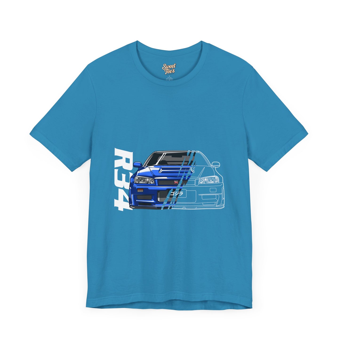 Unisex R34 Skyline Graphic Tee - Perfect for Car Enthusiasts