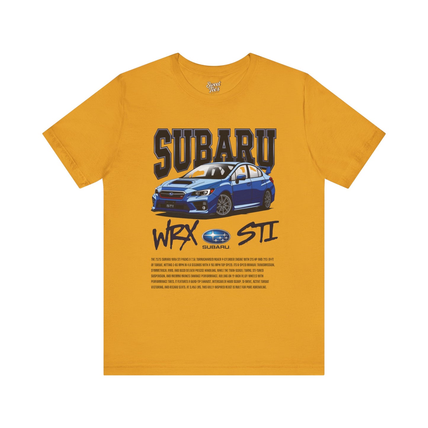 Subaru WRX STI Unisex Jersey Tee - Perfect Gift for Car Enthusiasts