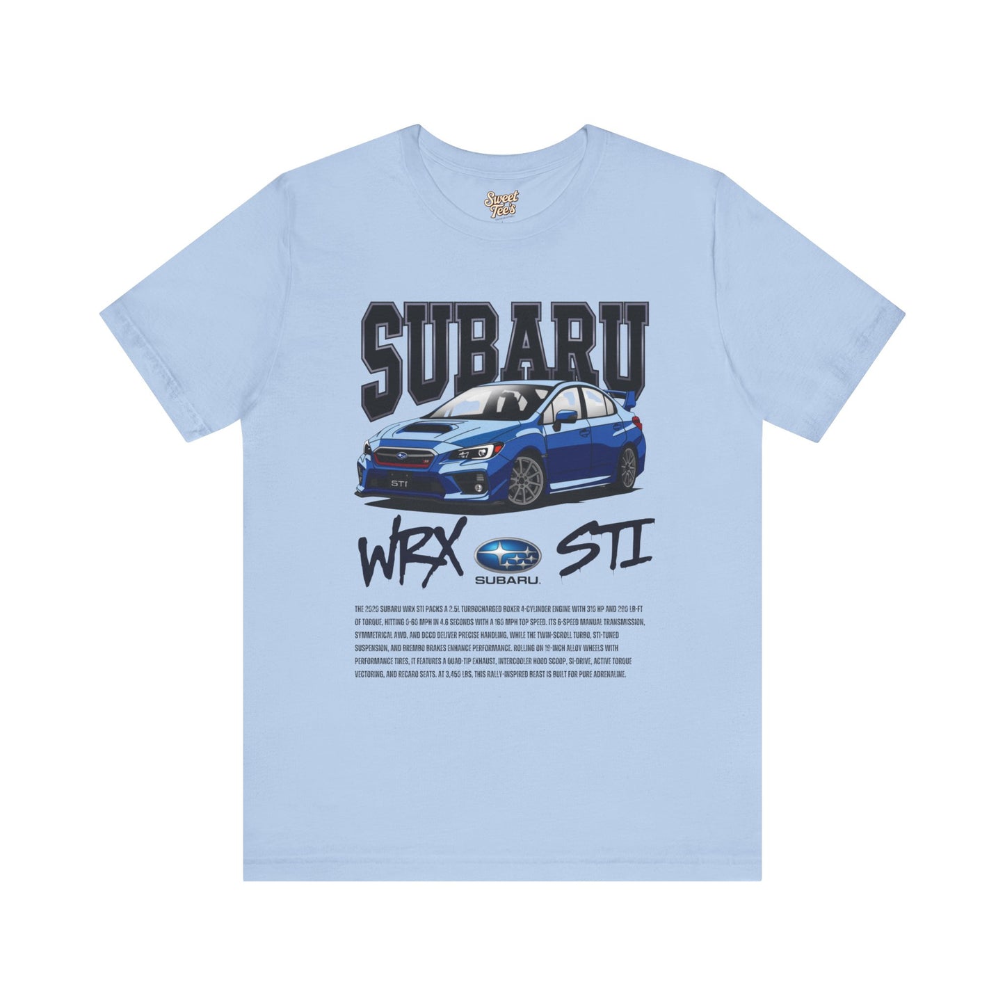 Subaru WRX STI Unisex Jersey Tee - Perfect Gift for Car Enthusiasts