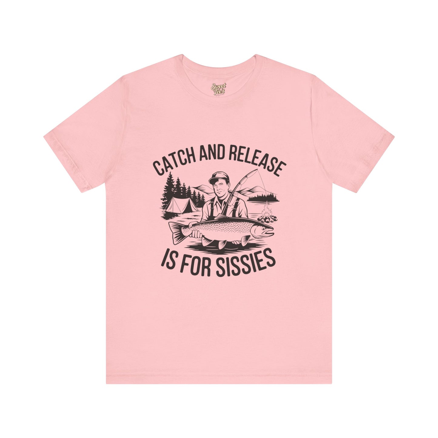 Catch and Release Fishing T-Shirt for Anglers | Unisex Jersey Tee