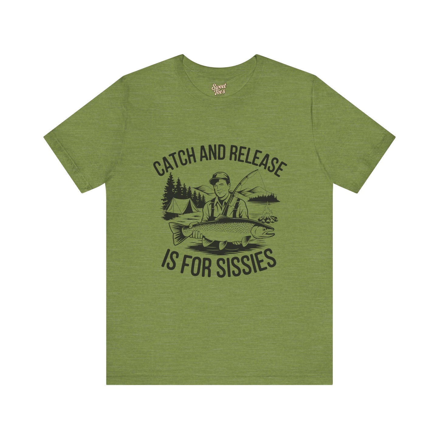 Catch and Release Fishing T-Shirt for Anglers | Unisex Jersey Tee