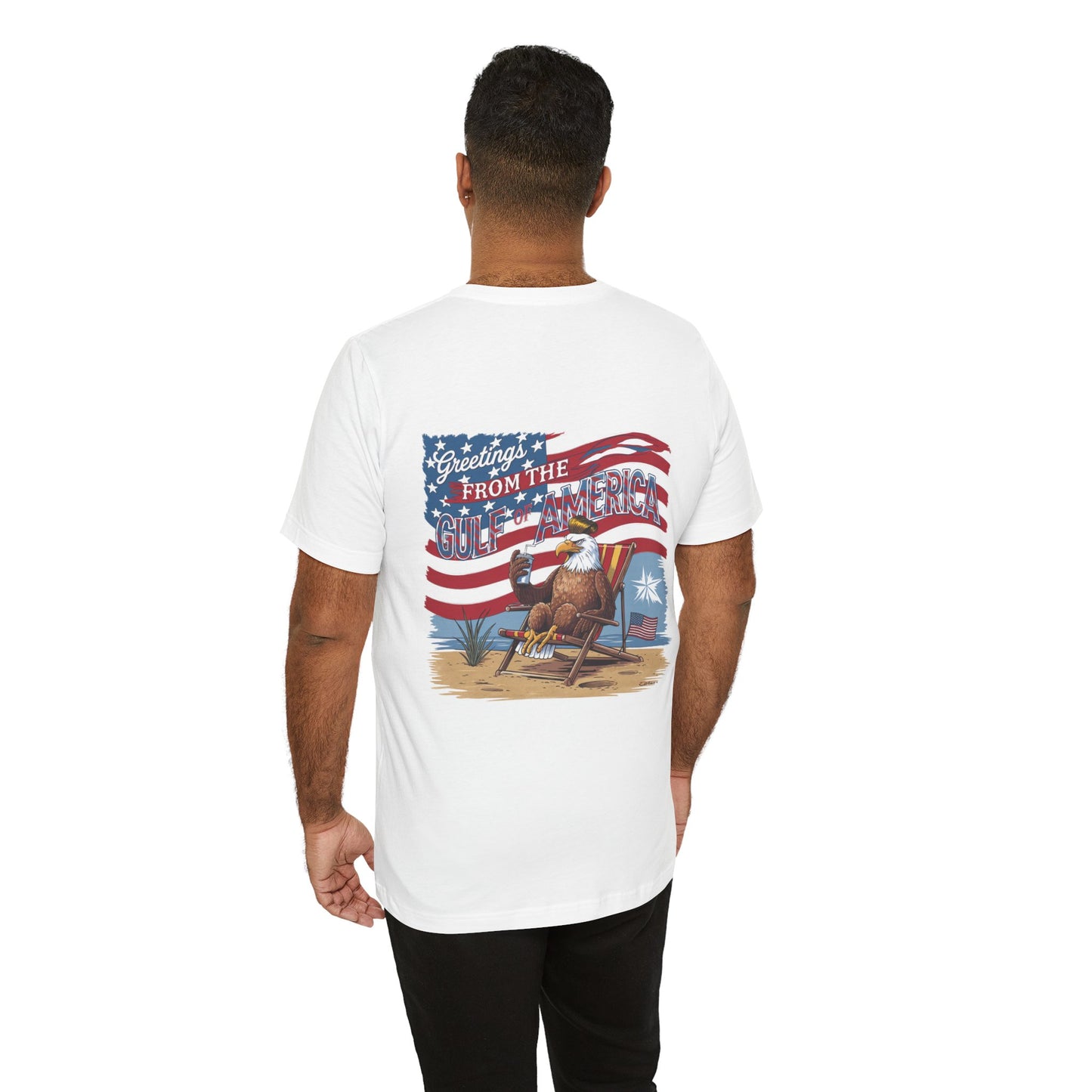 Patriotic Eagle Graphic Tee - Perfect for Summer Celebrations