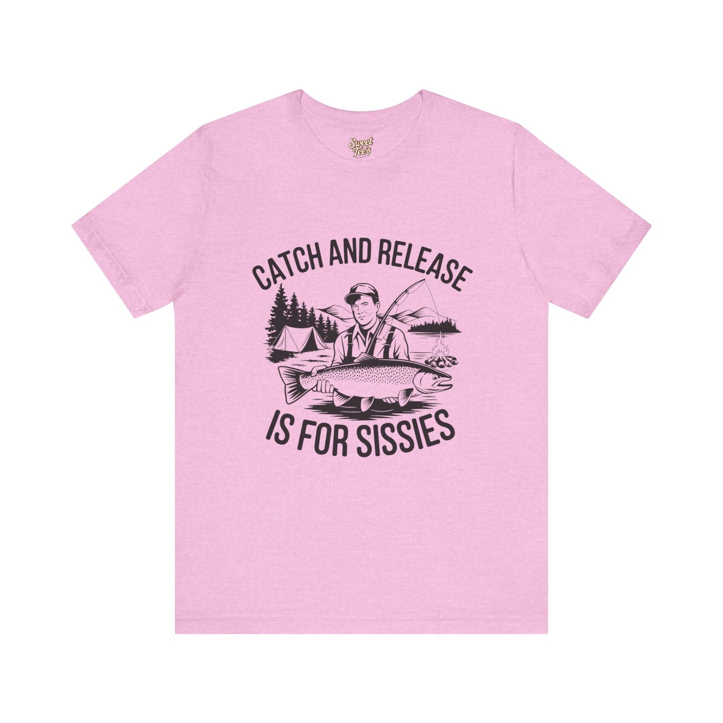 Catch and Release Fishing T-Shirt for Anglers | Unisex Jersey Tee