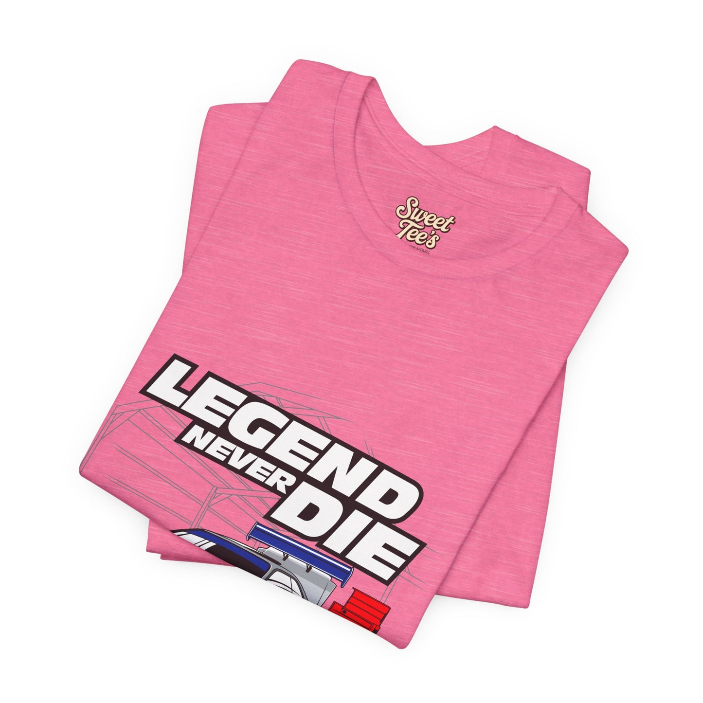 Legend Never Die Car Enthusiast Tee - Unisex Short Sleeve Shirt