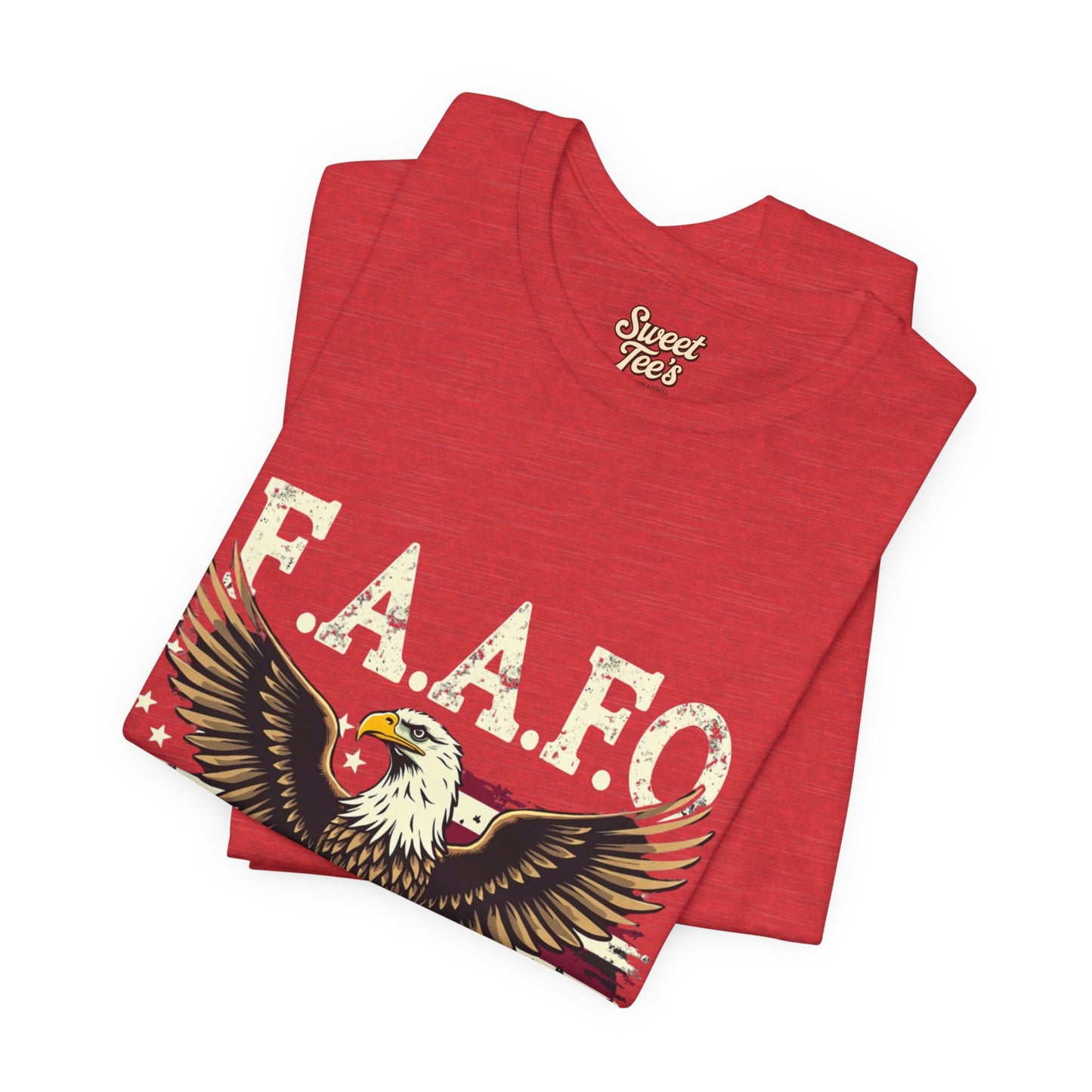 Patriotic Eagle Graphic Tee - F.A.A.F.O. 1776 American