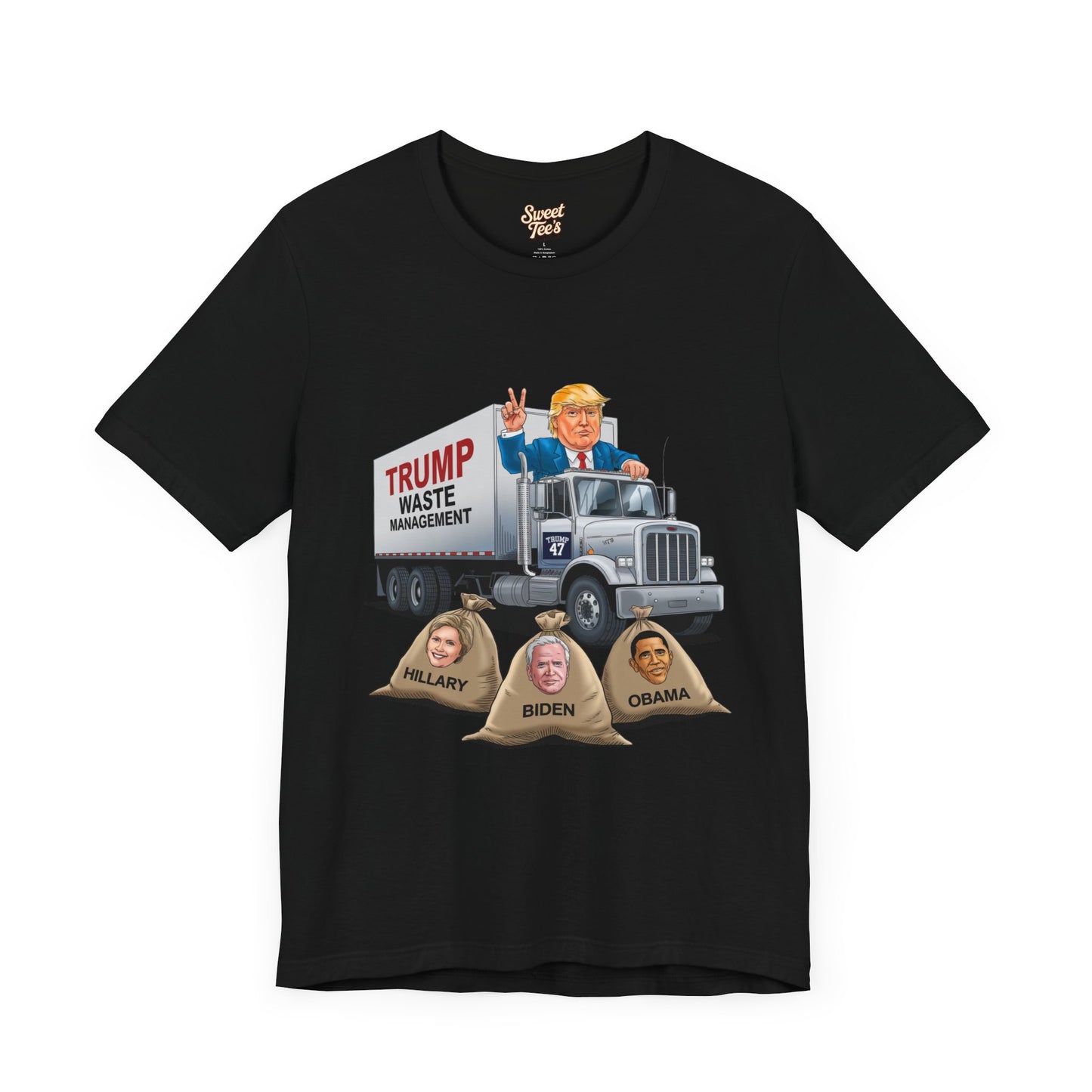 Political Humor Unisex Tee - Trump Waste Management Graphic