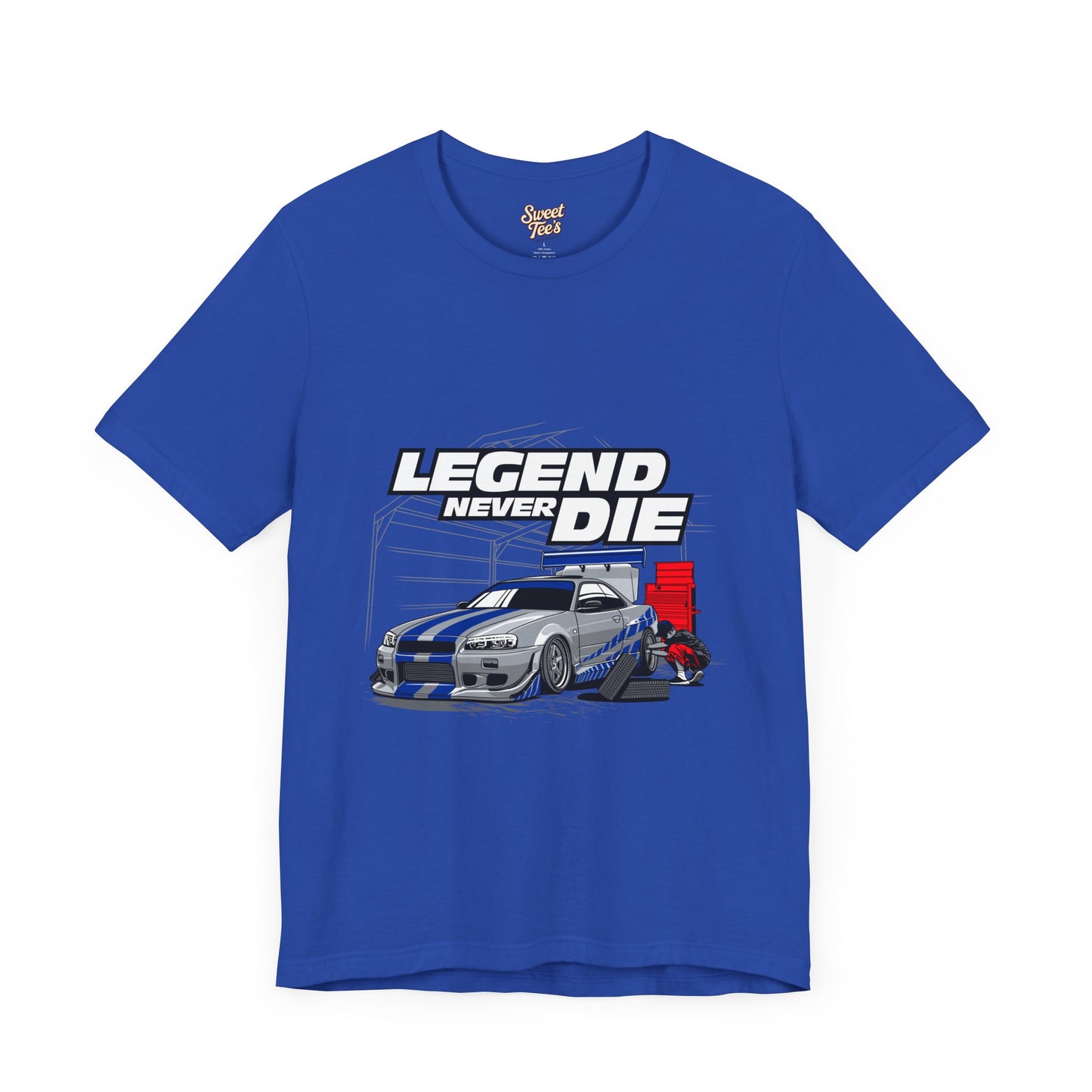 Legend Never Die Car Enthusiast Tee - Unisex Short Sleeve Shirt