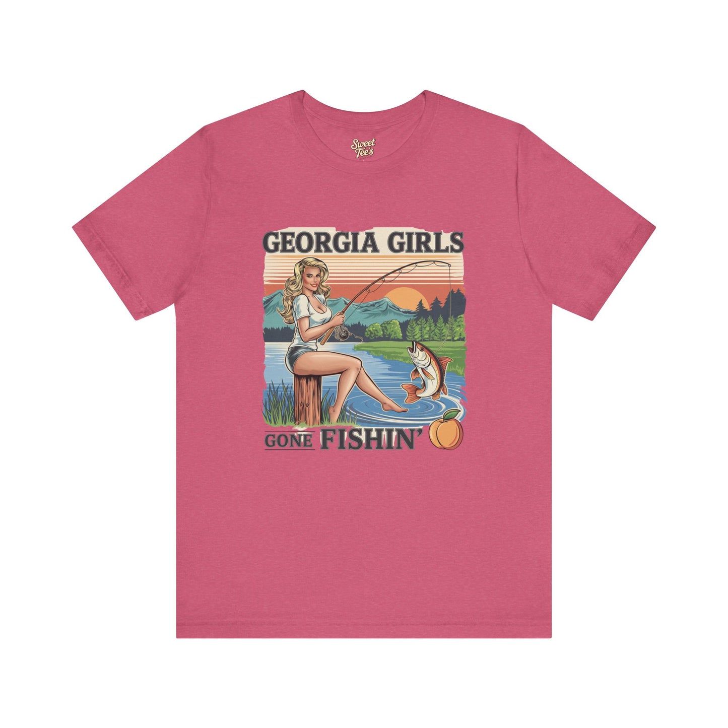 Georgia Girls Gone Fishin' Unisex Tee - Casual Outdoor Shirt