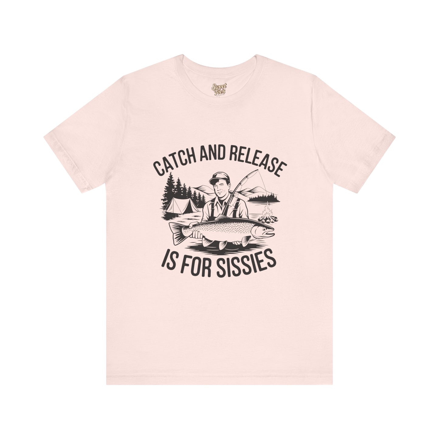 Catch and Release Fishing T-Shirt for Anglers | Unisex Jersey Tee