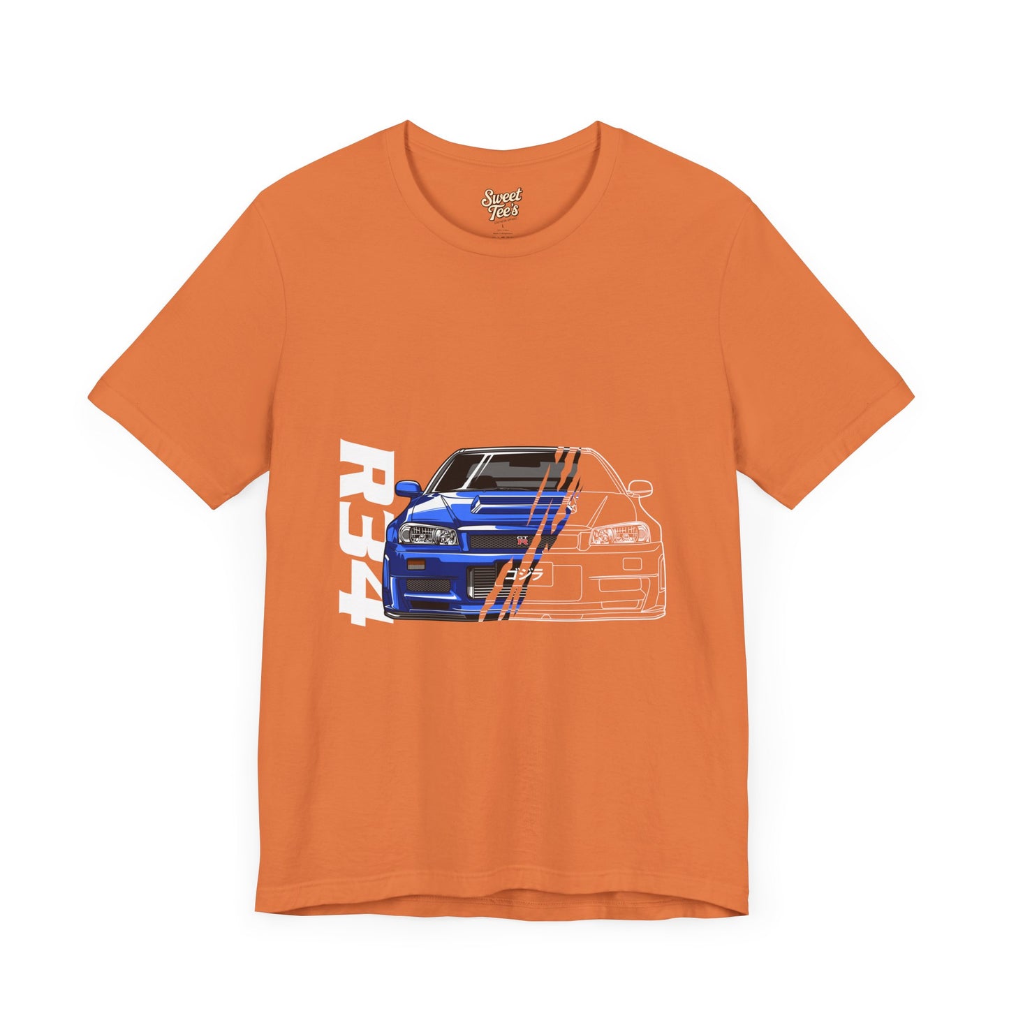 Unisex R34 Skyline Graphic Tee - Perfect for Car Enthusiasts