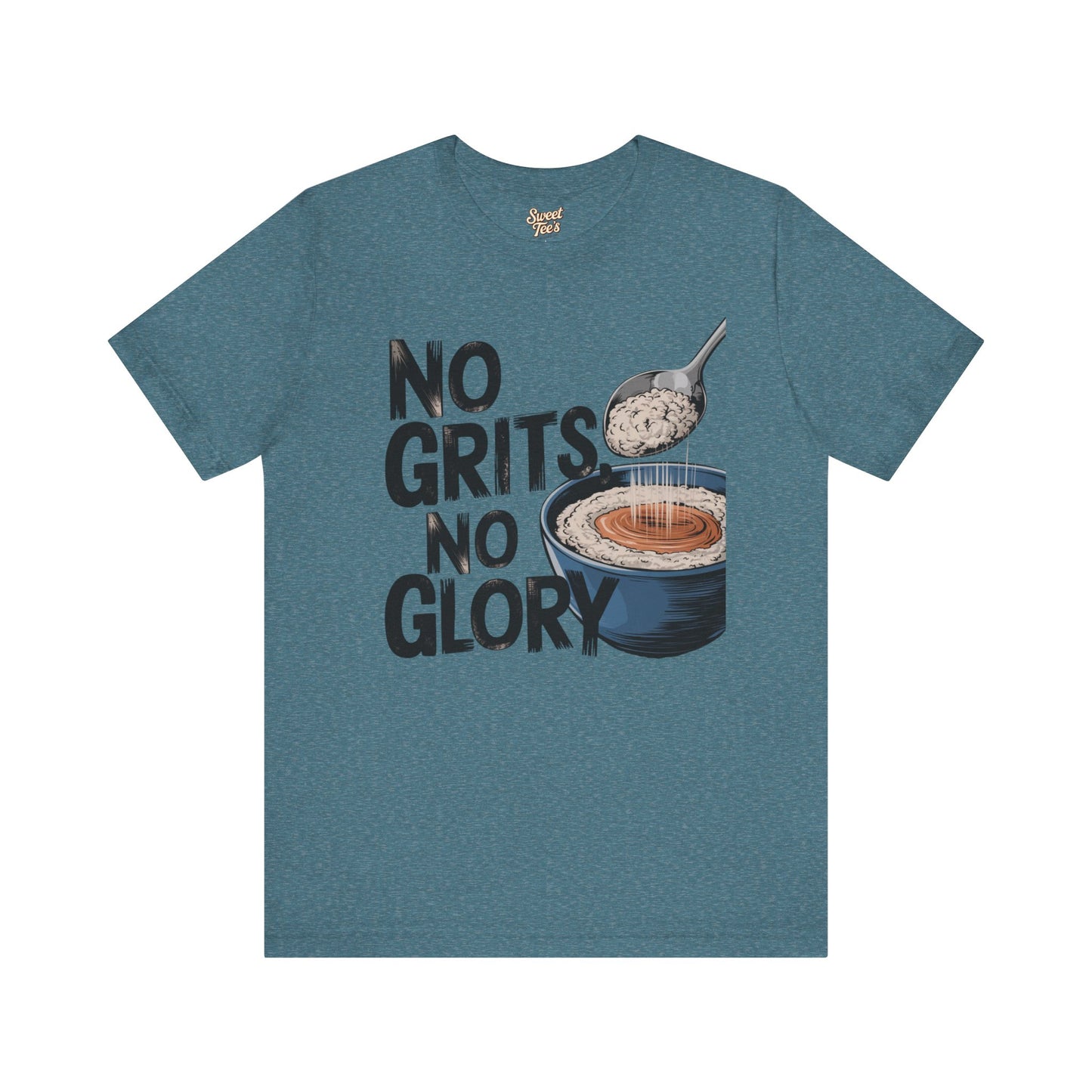 No Grits No Glory Unisex Tee - Casual Kitchen Humor T-Shirt