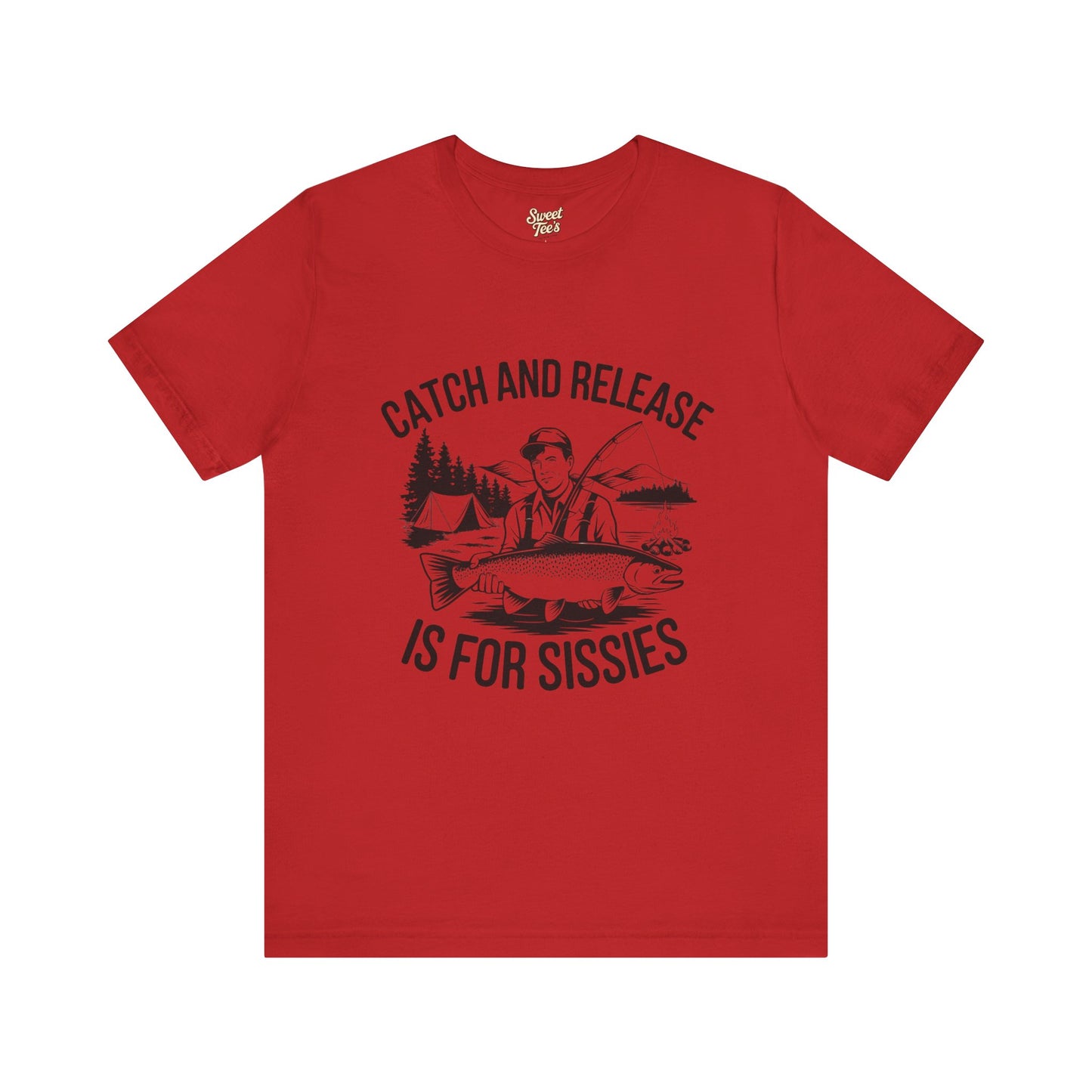 Catch and Release Fishing T-Shirt for Anglers | Unisex Jersey Tee