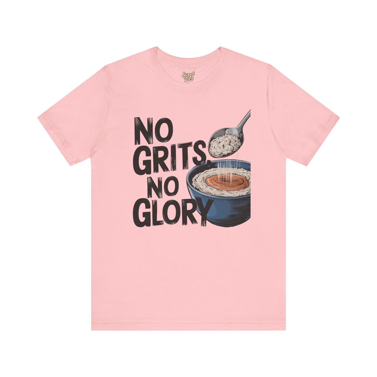 No Grits No Glory Unisex Tee - Casual Kitchen Humor T-Shirt