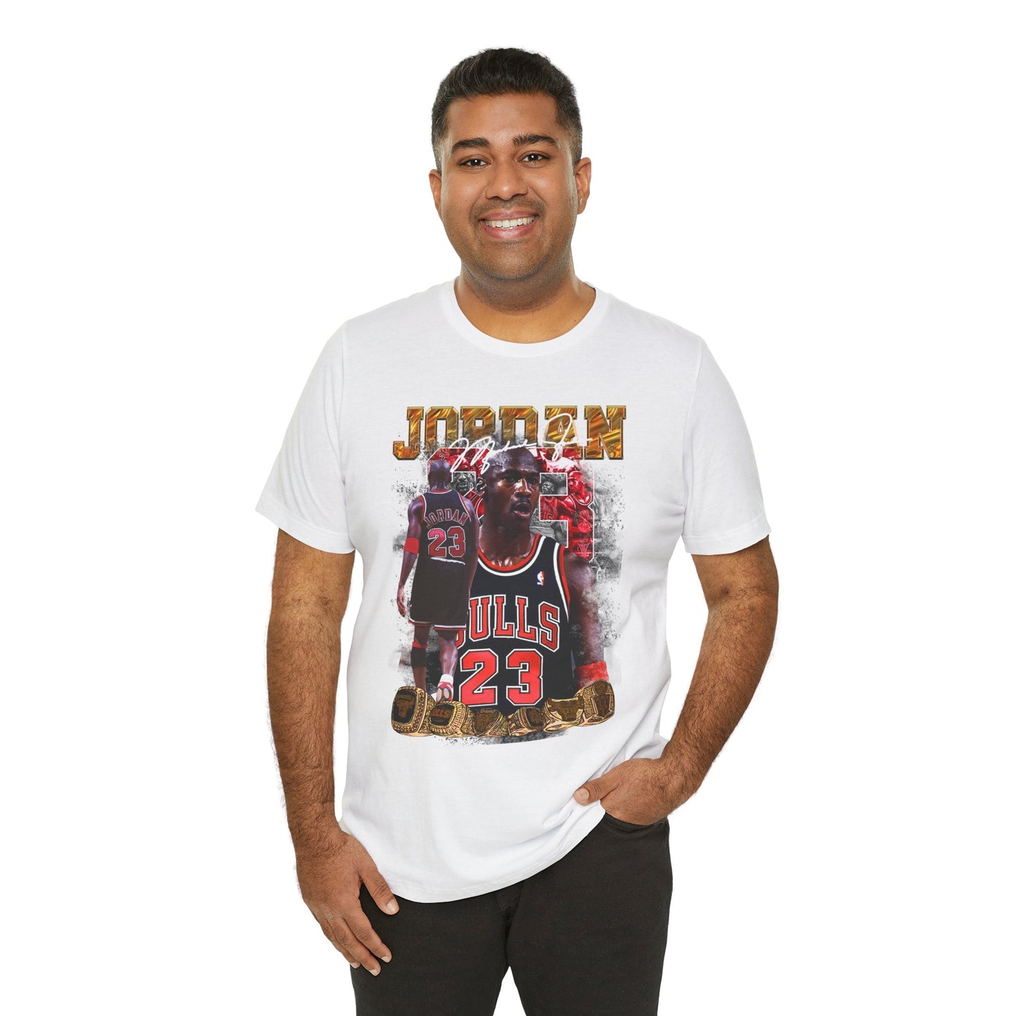 Michael Jordan Graphic Unisex Tee - Retro Sportswear for Basketball Fans