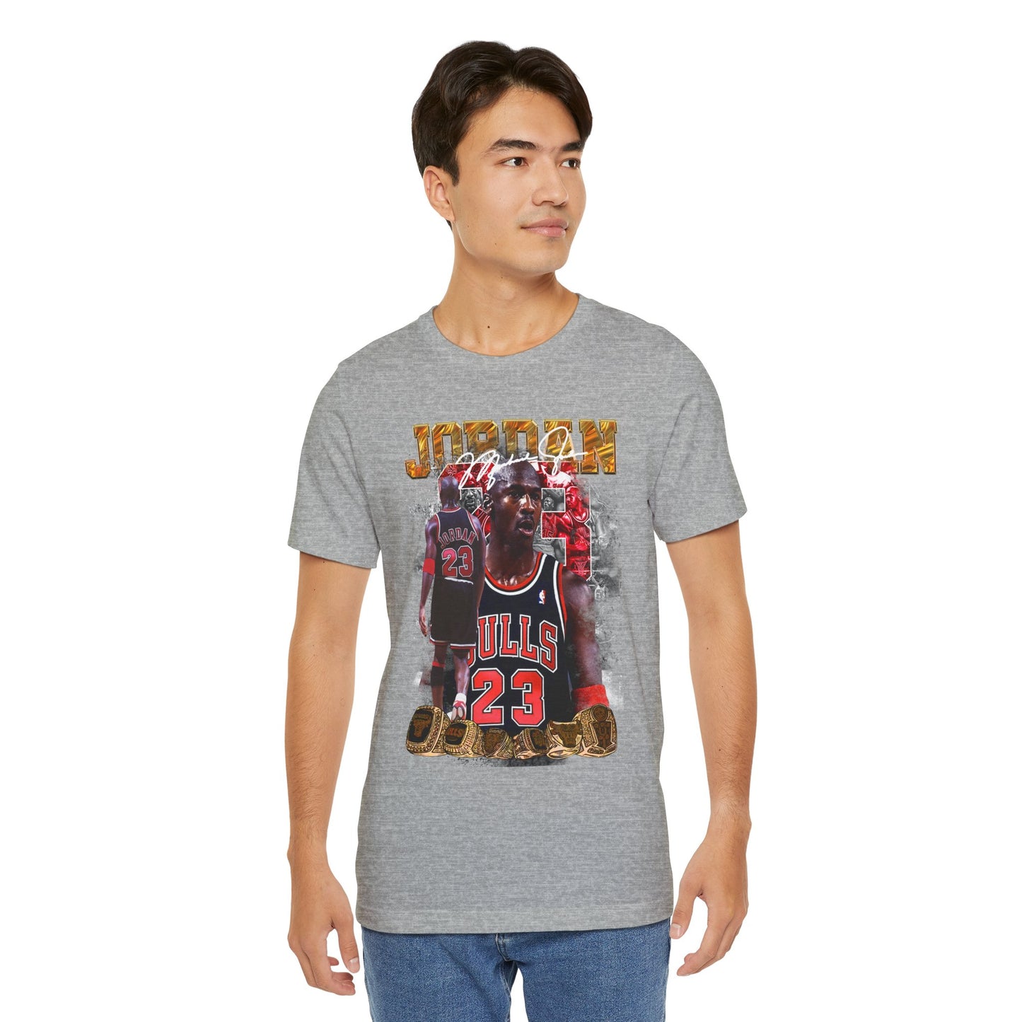 Michael Jordan Graphic Unisex Tee - Retro Sportswear for Basketball Fans