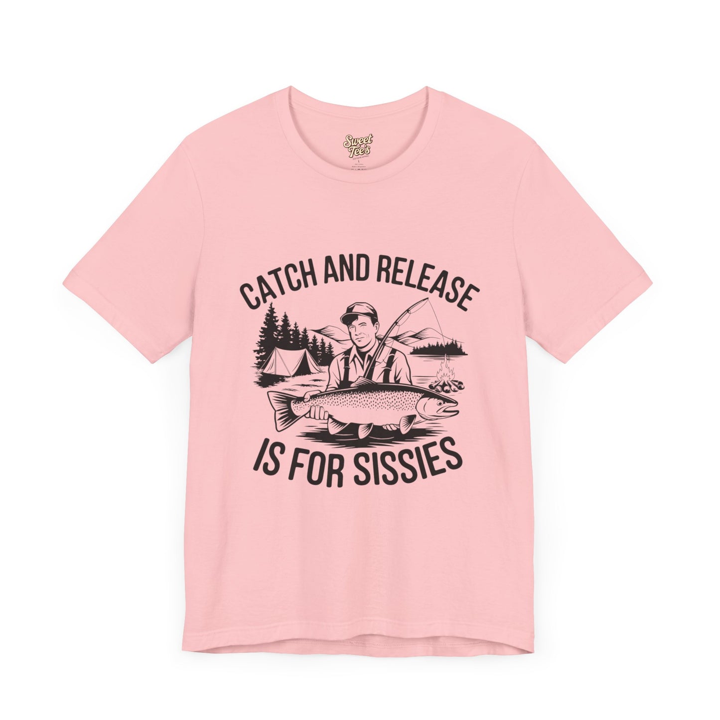 Catch and Release Fishing T-Shirt for Anglers | Unisex Jersey Tee