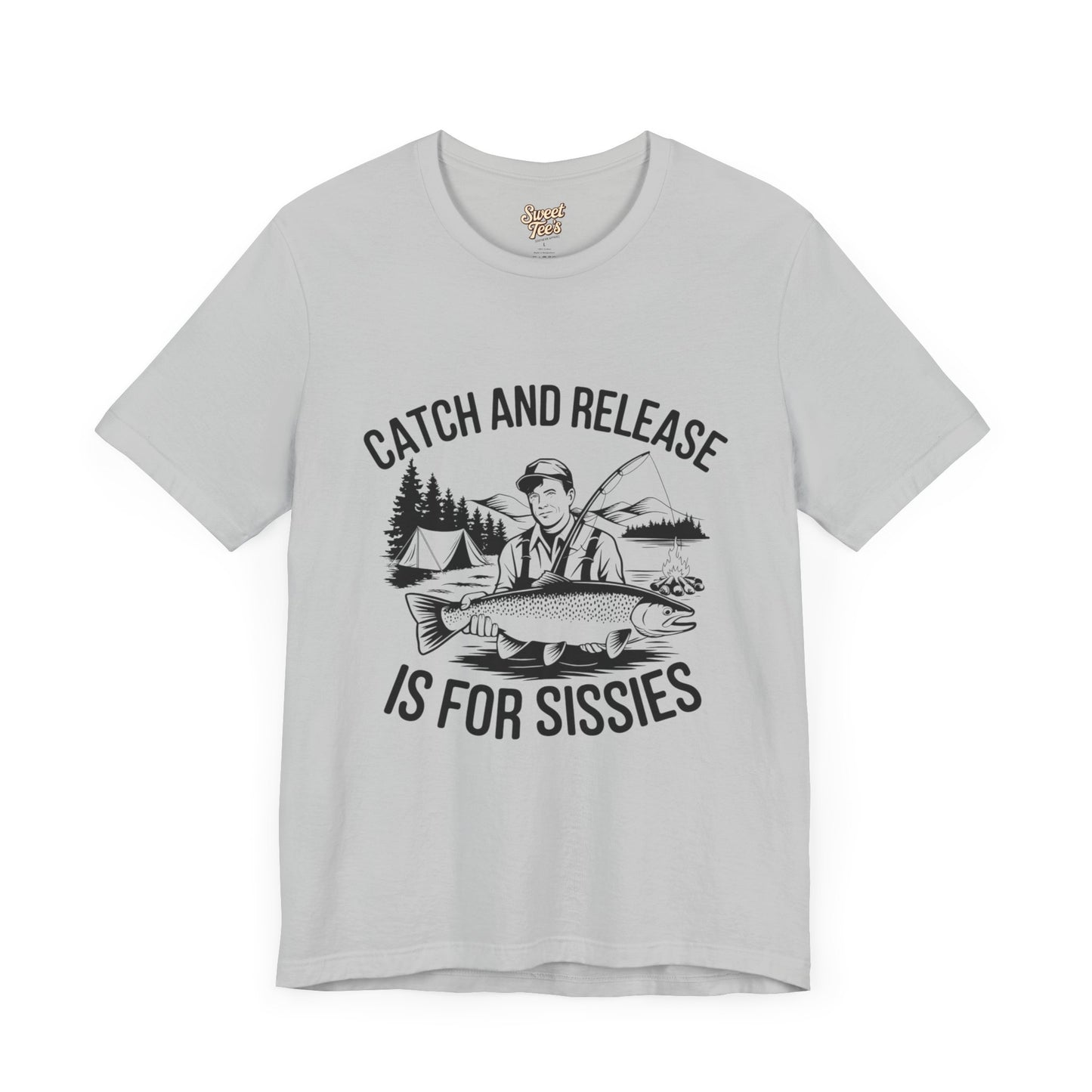 Catch and Release Fishing T-Shirt for Anglers | Unisex Jersey Tee